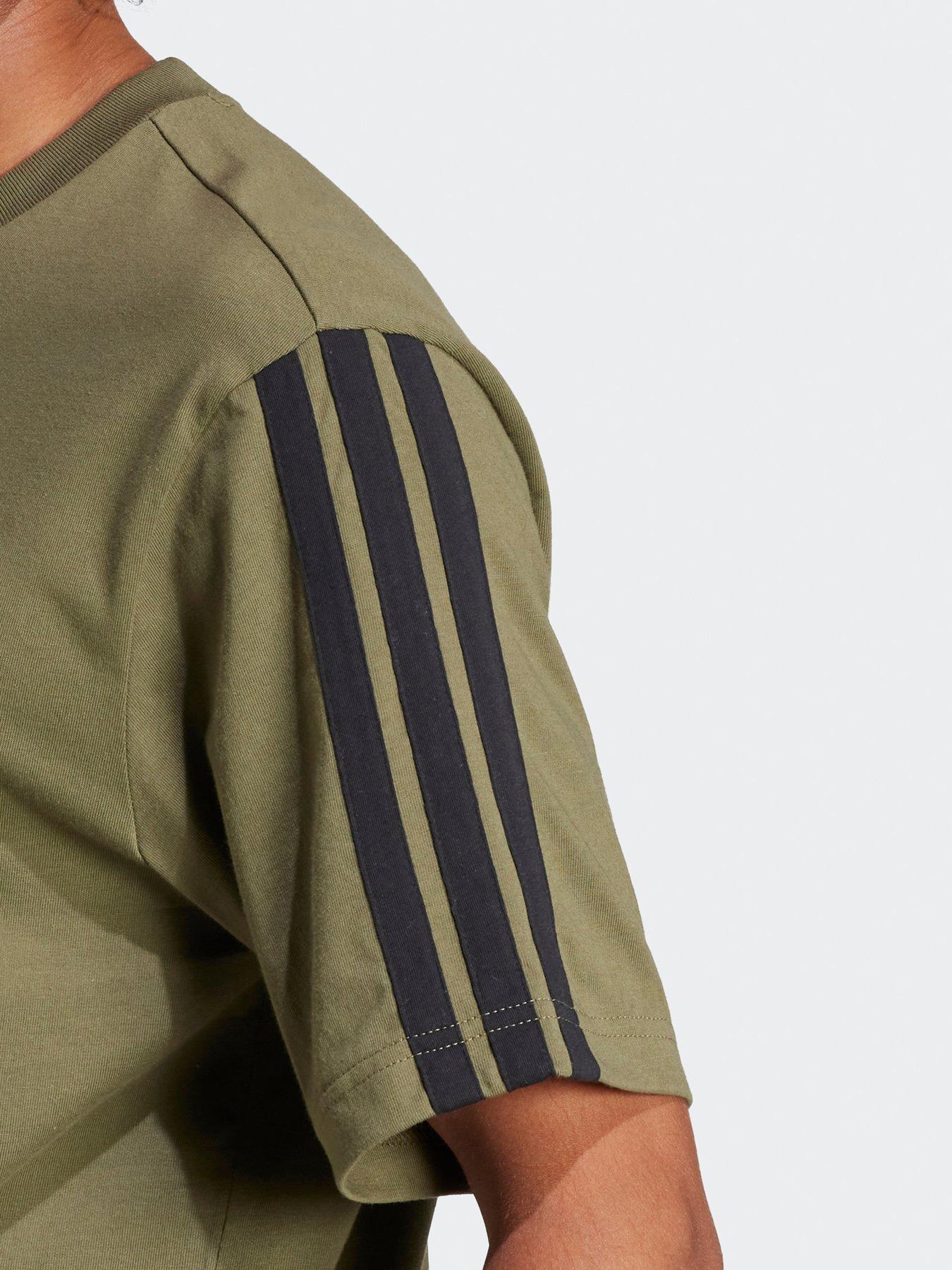 adidas-sportswear-mens-essentials-3-stripe-single-jersey-t-shirt-greendetail