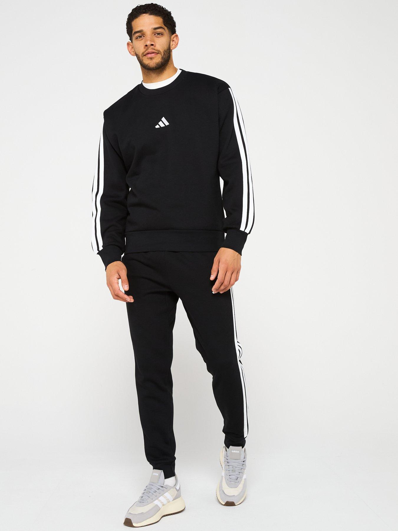 adidas-sportswear-mens-essential-3-stripe-fleece-pant-blackback