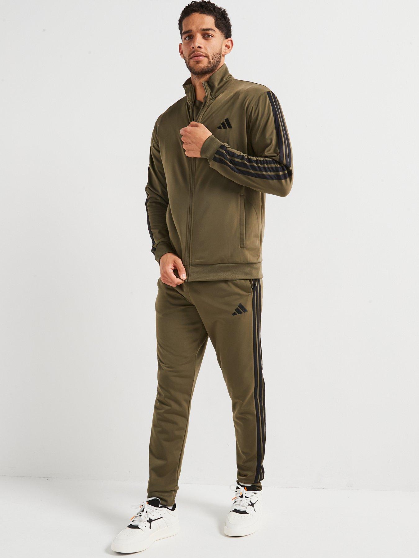 adidas-sportswear-mens-sportswear-basic-3-stripe-tricot-tracksuit-greendetail