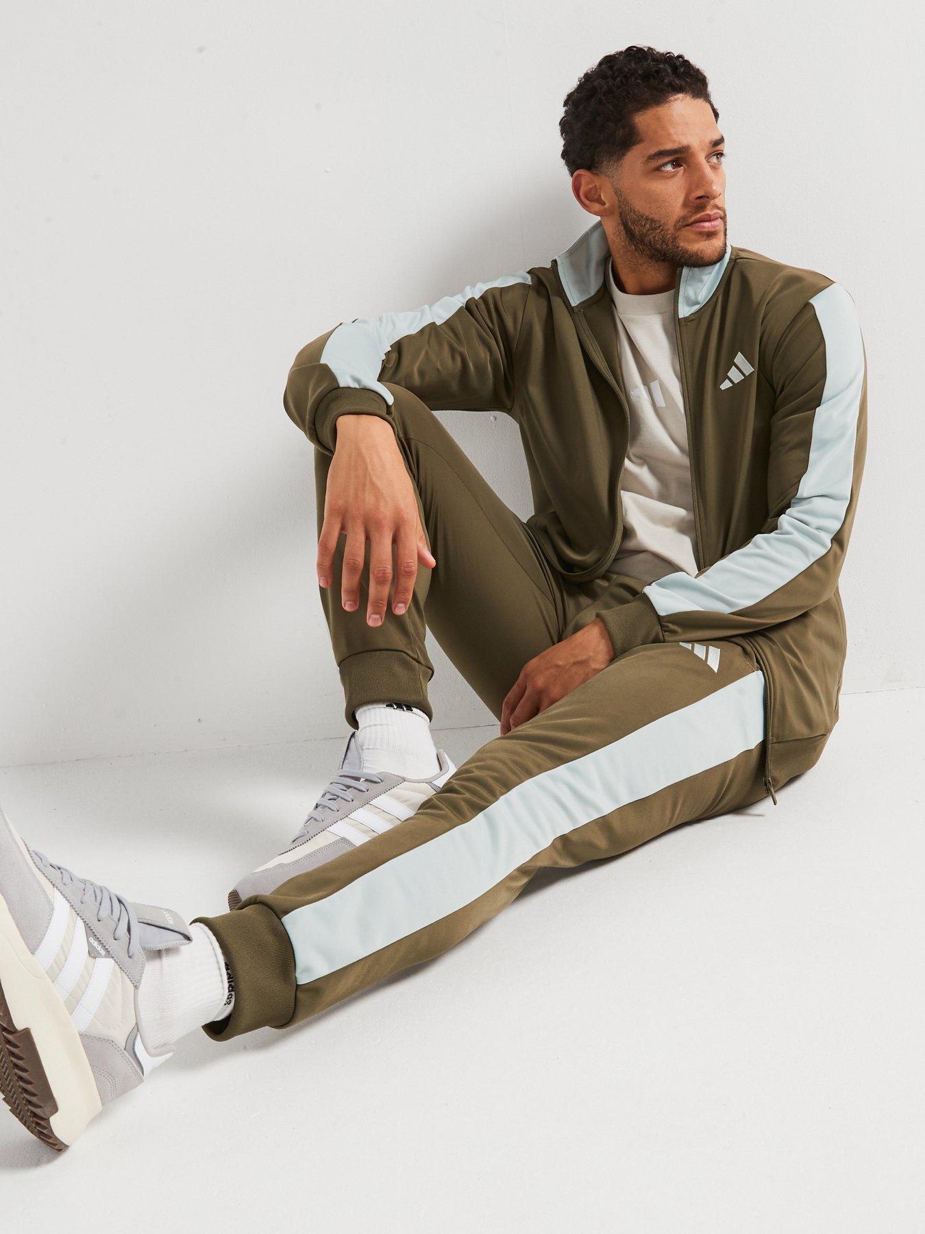 adidas-sportswear-mens-sportswear-tricot-colorblock-tracksuit-greenoutfit