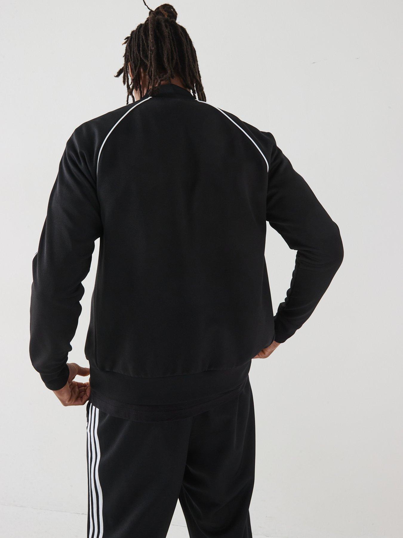 adidas-originals-mens-3-stripe-full-zip-top-blackstillFront