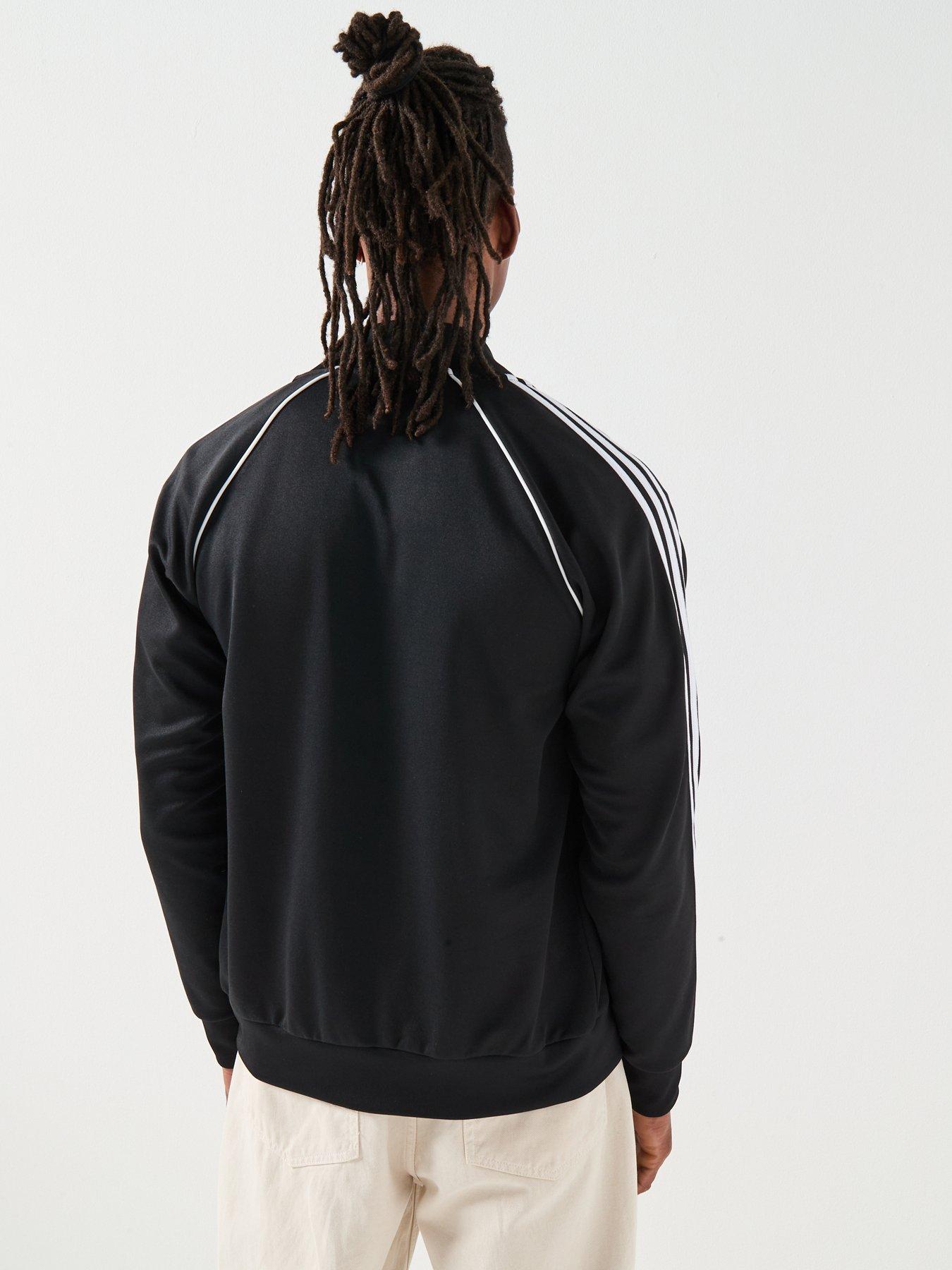 adidas-originals-mens-3-stripe-full-zip-top-blackstillFront