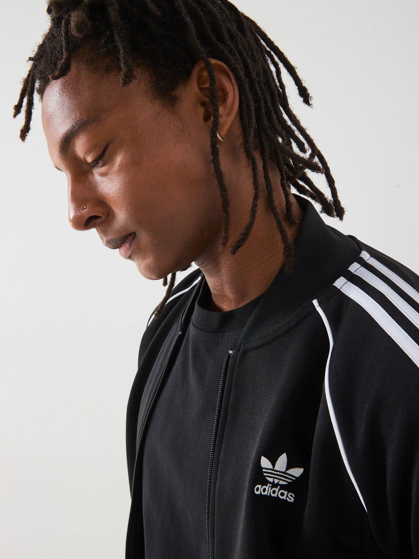 adidas-originals-mens-3-stripe-full-zip-top-blackdetail