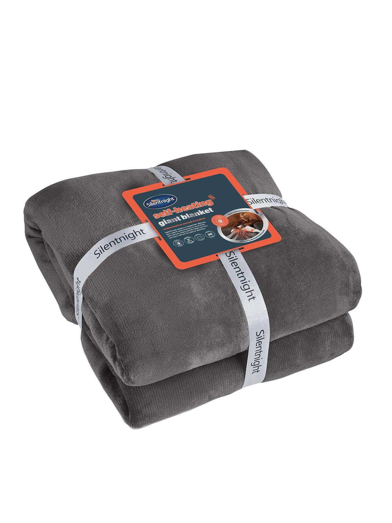 undefined Heat Genie Self Heating Giant Blanket 240 X 180cm - Charcoal Grey