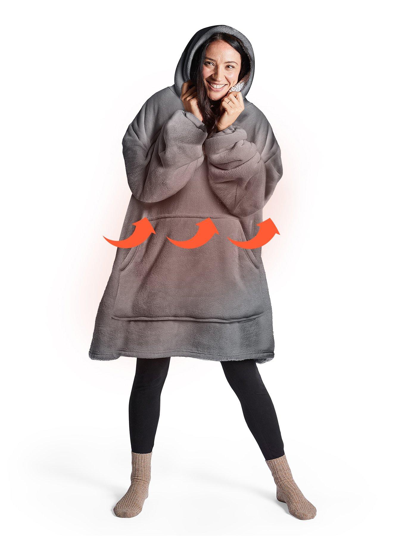 silentnight-heat-genie-self-heating-oversized-hoodie-charcoal-grey