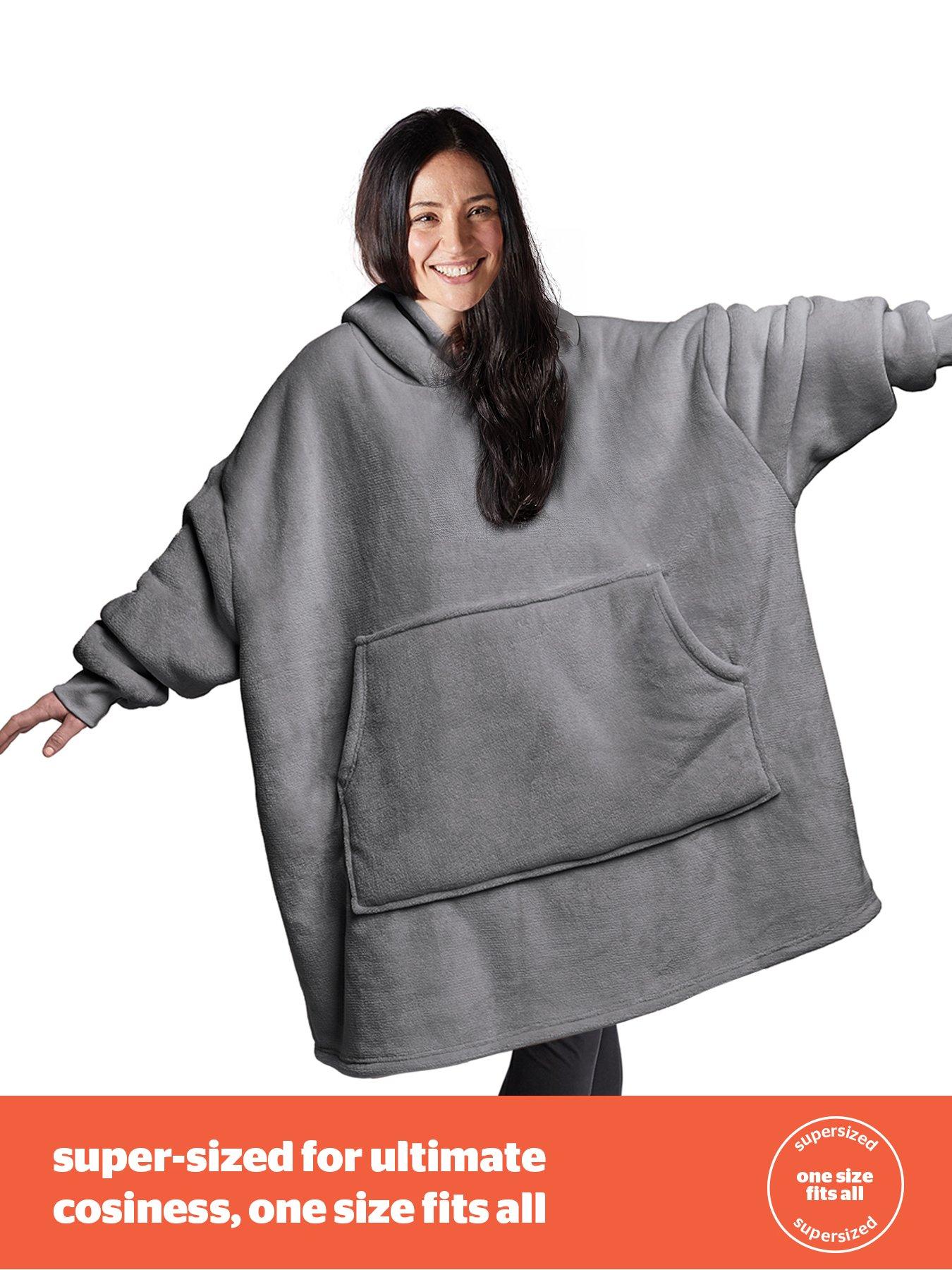 silentnight-heat-genie-self-heating-oversized-hoodie-charcoal-greydetail