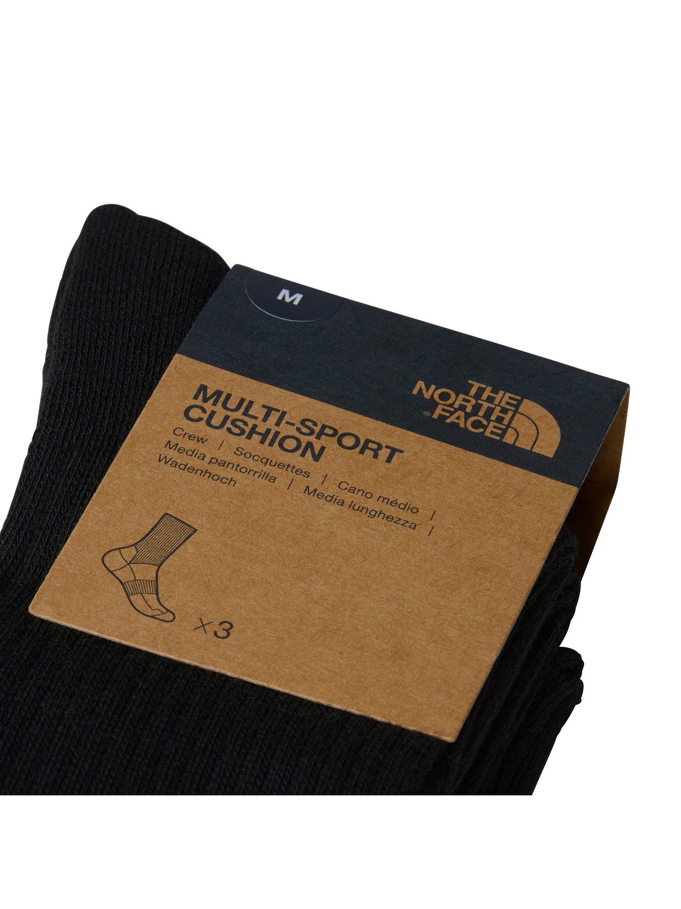Image 4 of 4 of THE NORTH FACE Multi Sport Crew Sock 3 Pack - Black