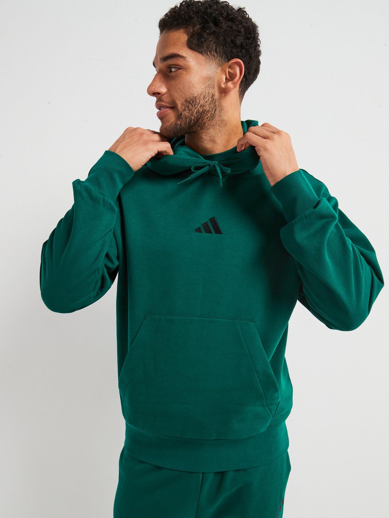 adidas-sportswear-mens-essentials-feelcozy-fleece-hoodie-greendetail