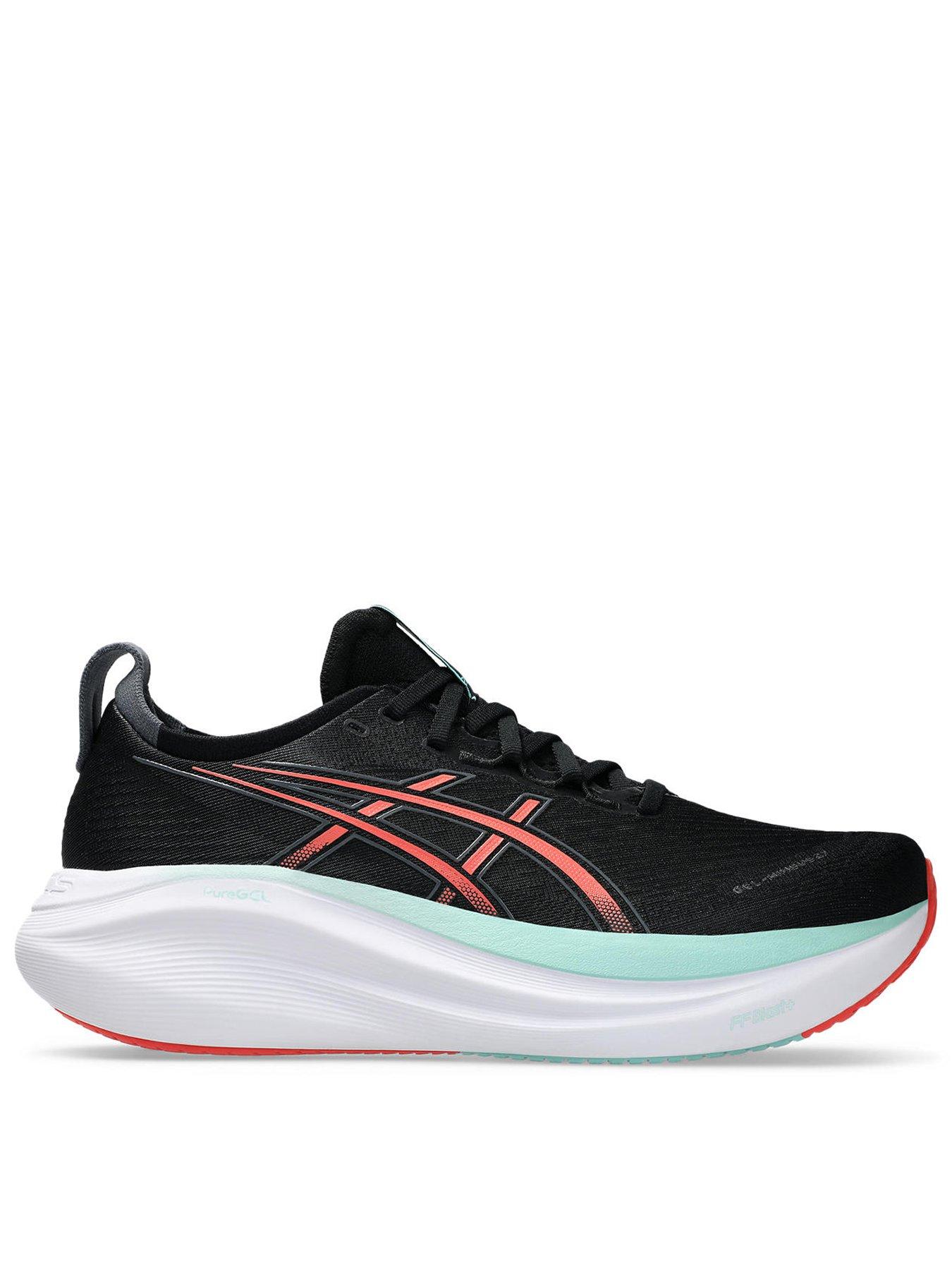 Image of Asics Mens Running Gel-Nimbus 27 Trainers - Black