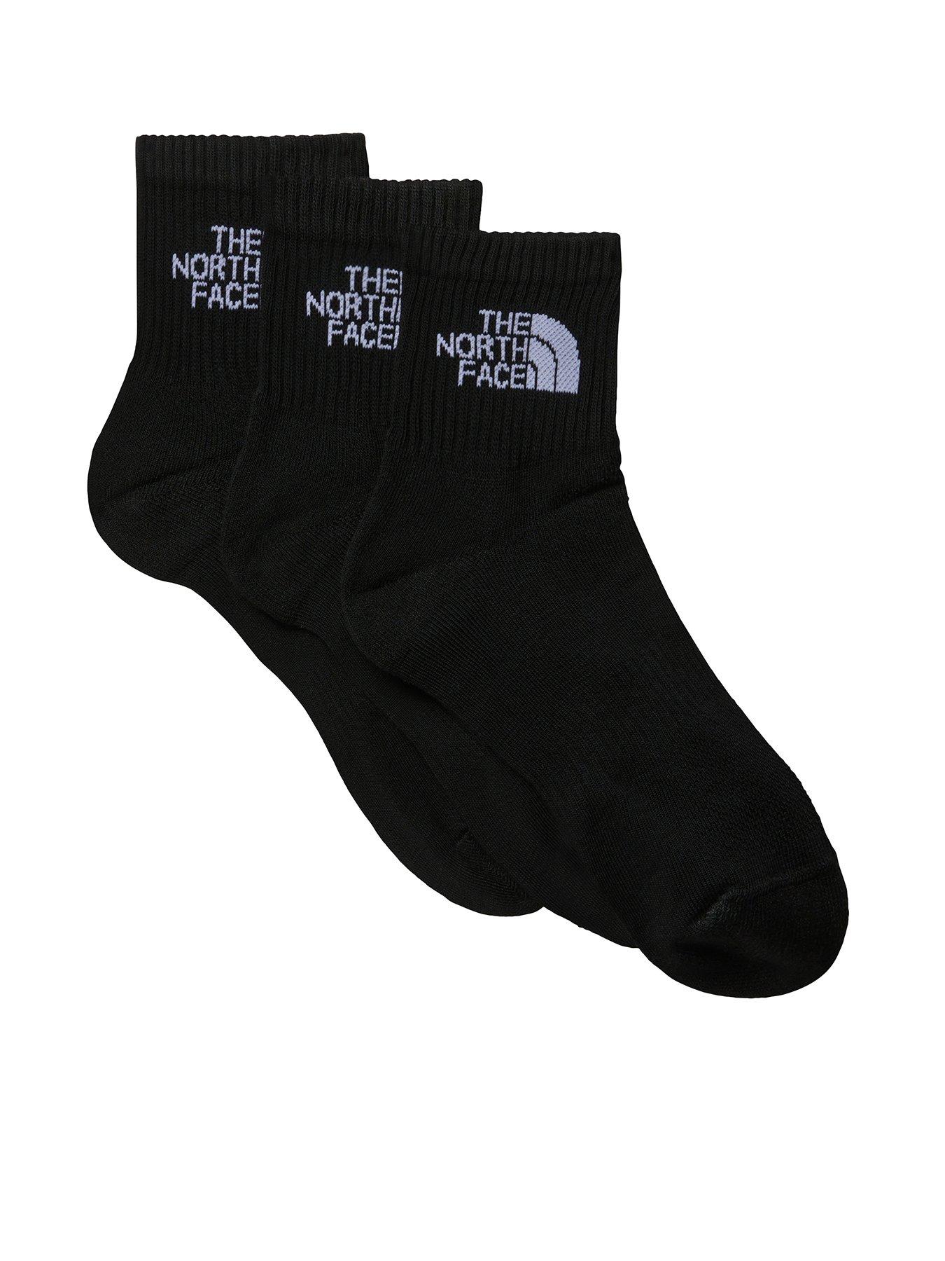Image of THE NORTH FACE Multi Sport Cush Quarter Sock 3 Pack - Black