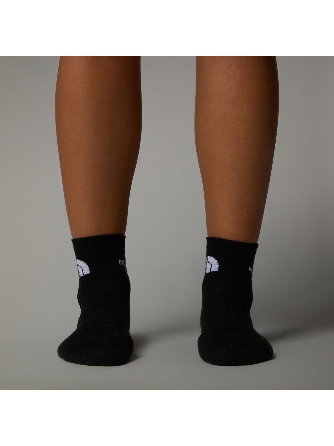 Image 2 of 4 of THE NORTH FACE Multi Sport Cush Quarter Sock 3 Pack - Black