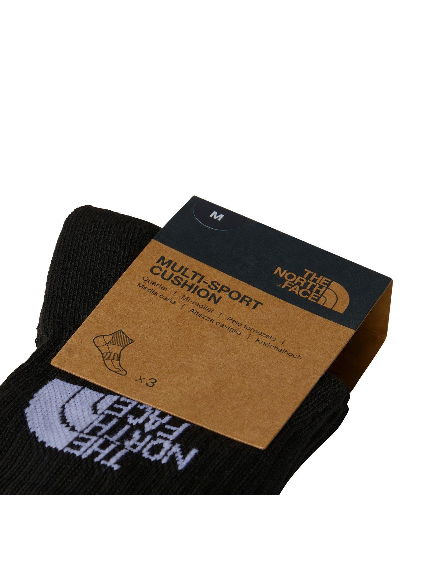 Image 4 of 4 of THE NORTH FACE Multi Sport Cush Quarter Sock 3 Pack - Black