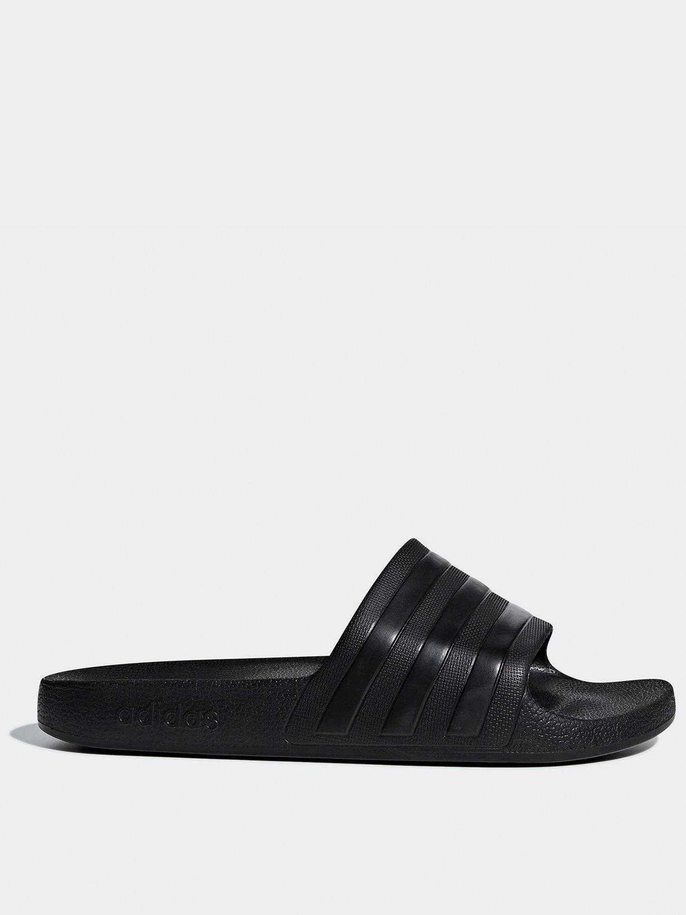 adidas Sportswear Unisex Adilette Aqua Sliders - Black