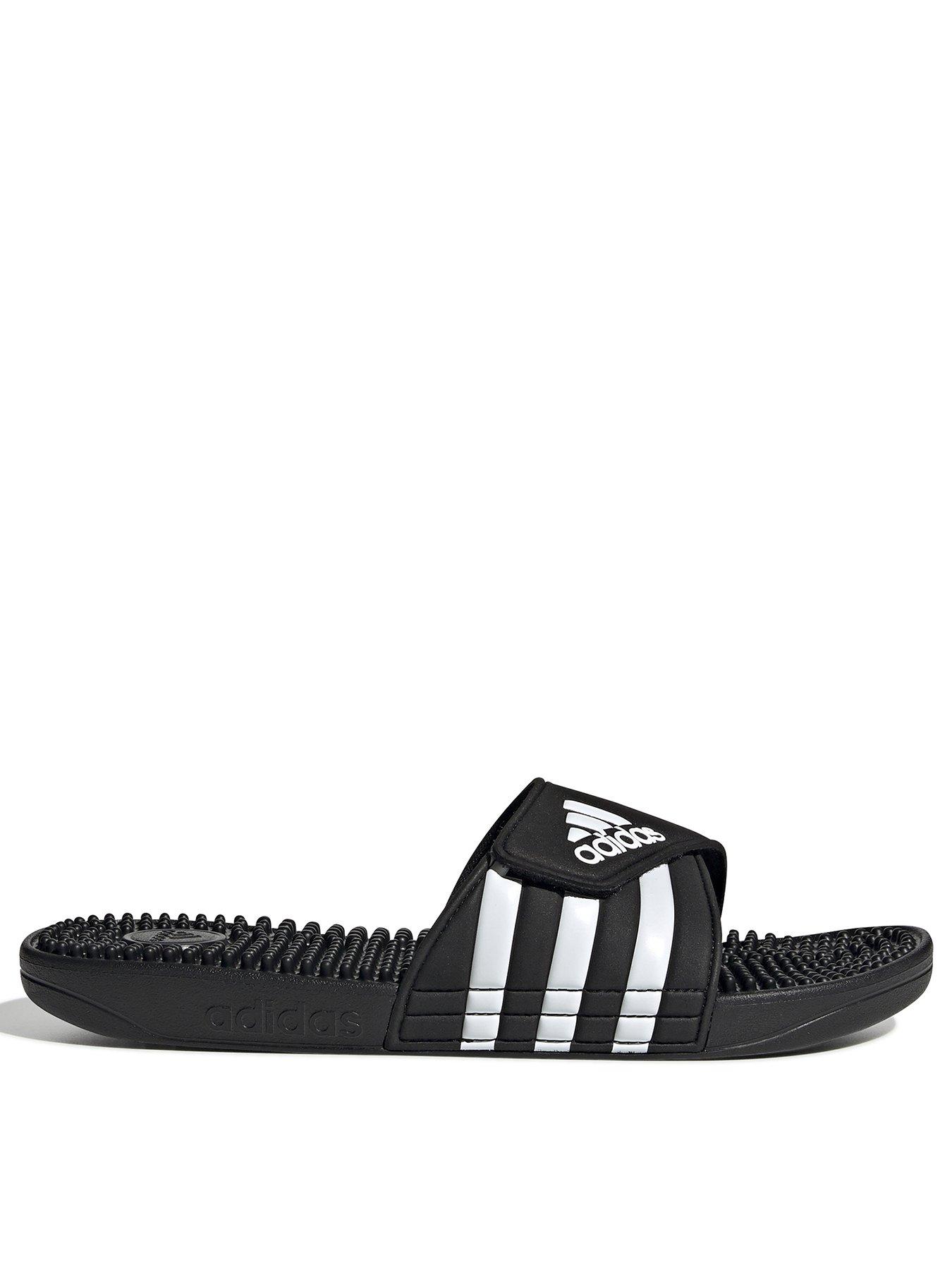adidas Sportswear Mens Adissage Sliders - Black