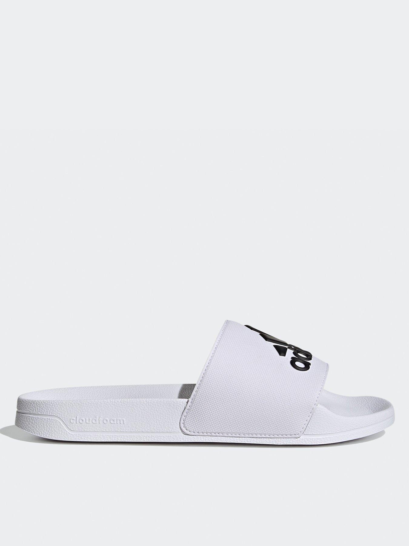 adidas Sportswear Unisex Adilette Shower Slides - White - Ftwr White/Core Black/Ft White