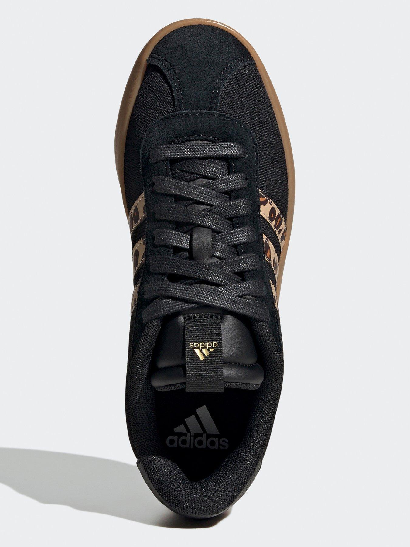 adidas Sportswear Womens Vl Court 30 Trainers Black/Leopard