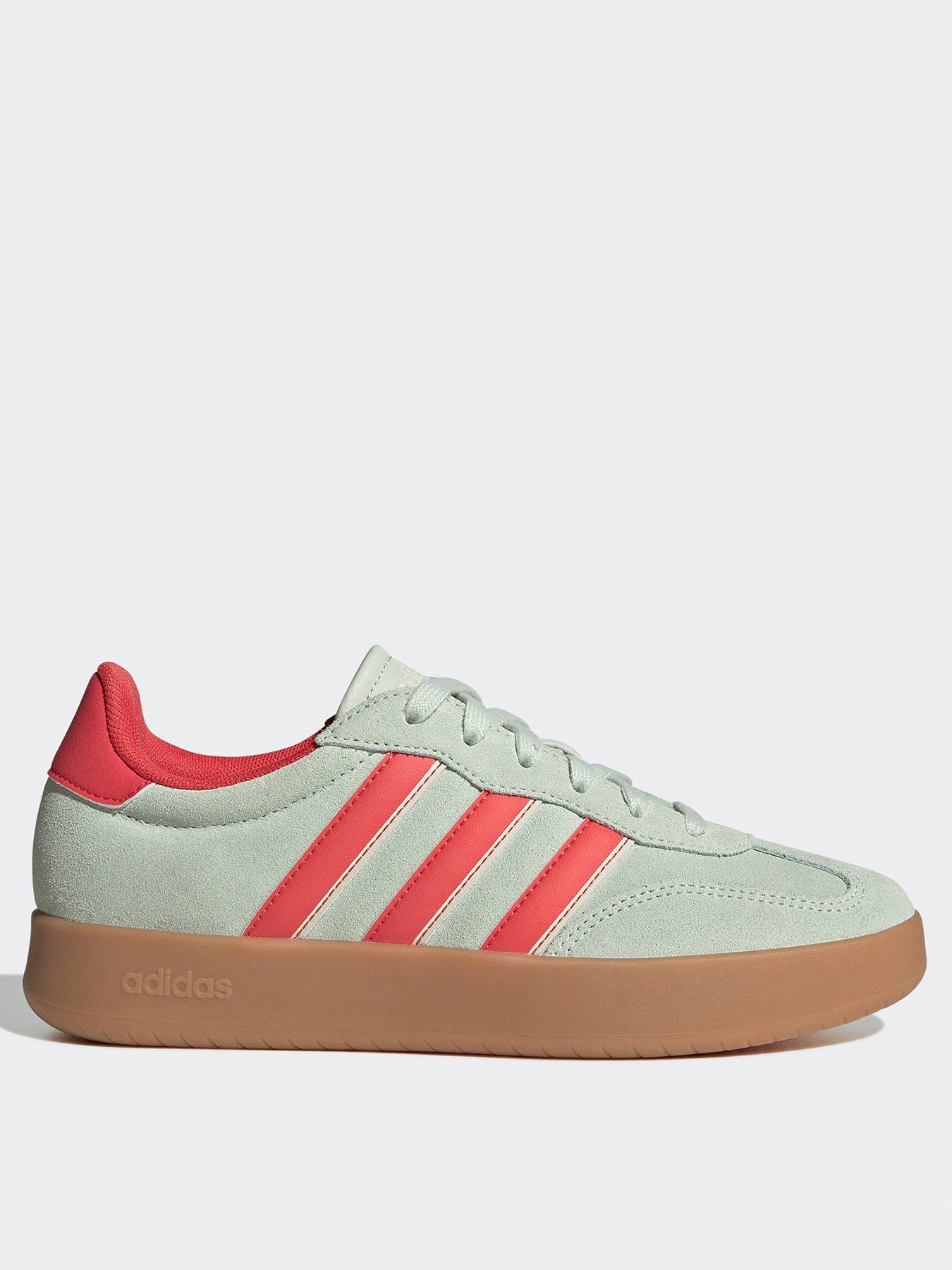 Image 1 of 7 of adidas Sportswear Womens Barreda Trainers - Linen Green/Lucid Red/Wo White