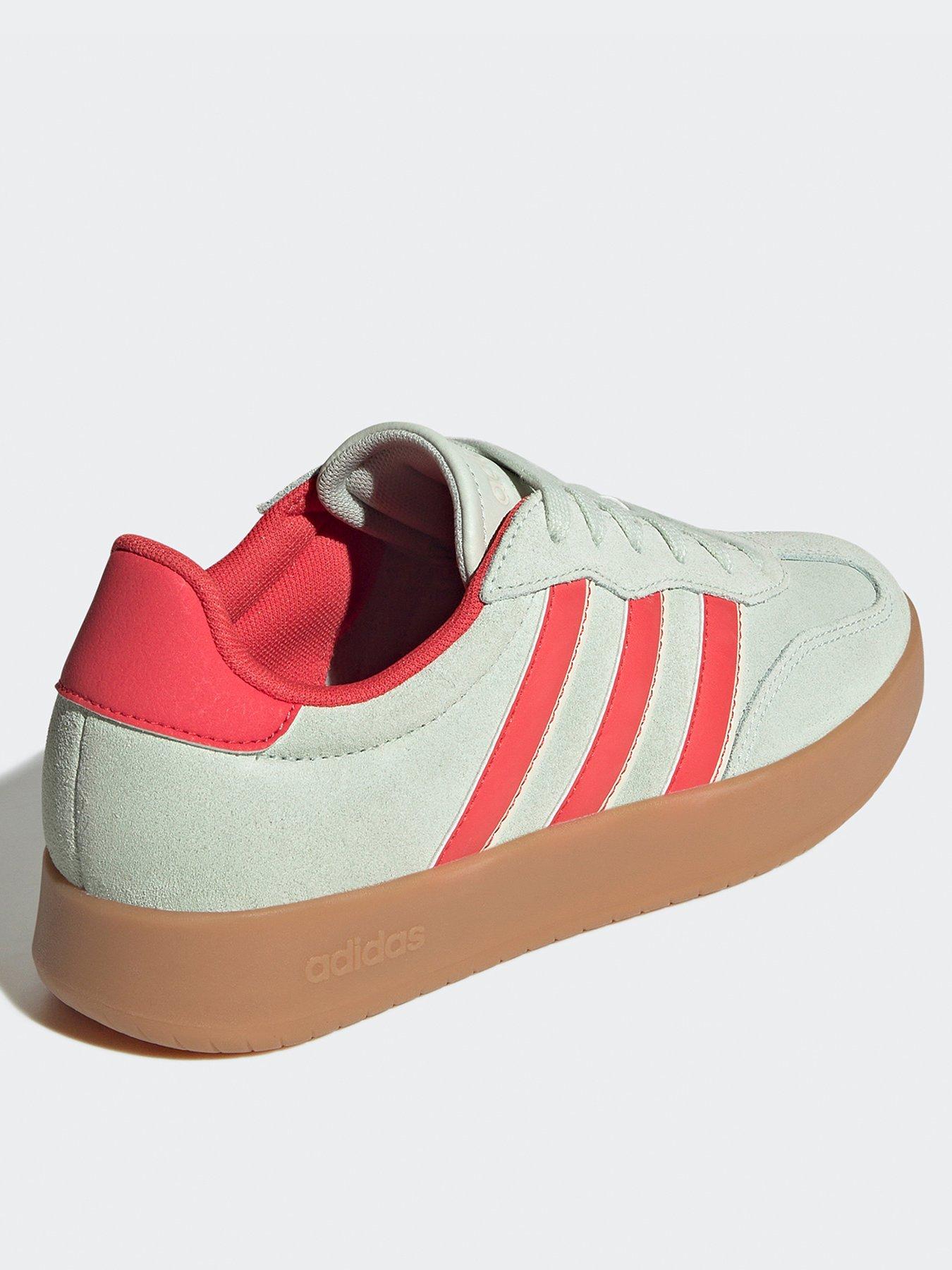 Image 3 of 7 of adidas Sportswear Womens Barreda Trainers - Linen Green/Lucid Red/Wo White