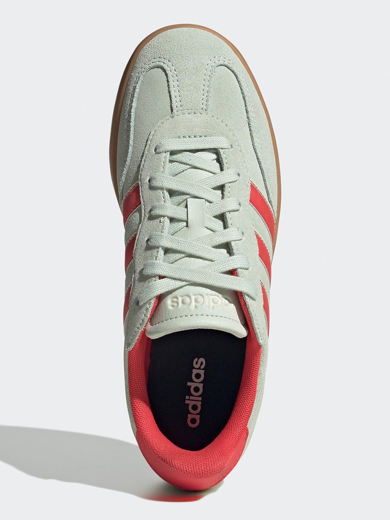 Image 4 of 7 of adidas Sportswear Womens Barreda Trainers - Linen Green/Lucid Red/Wo White