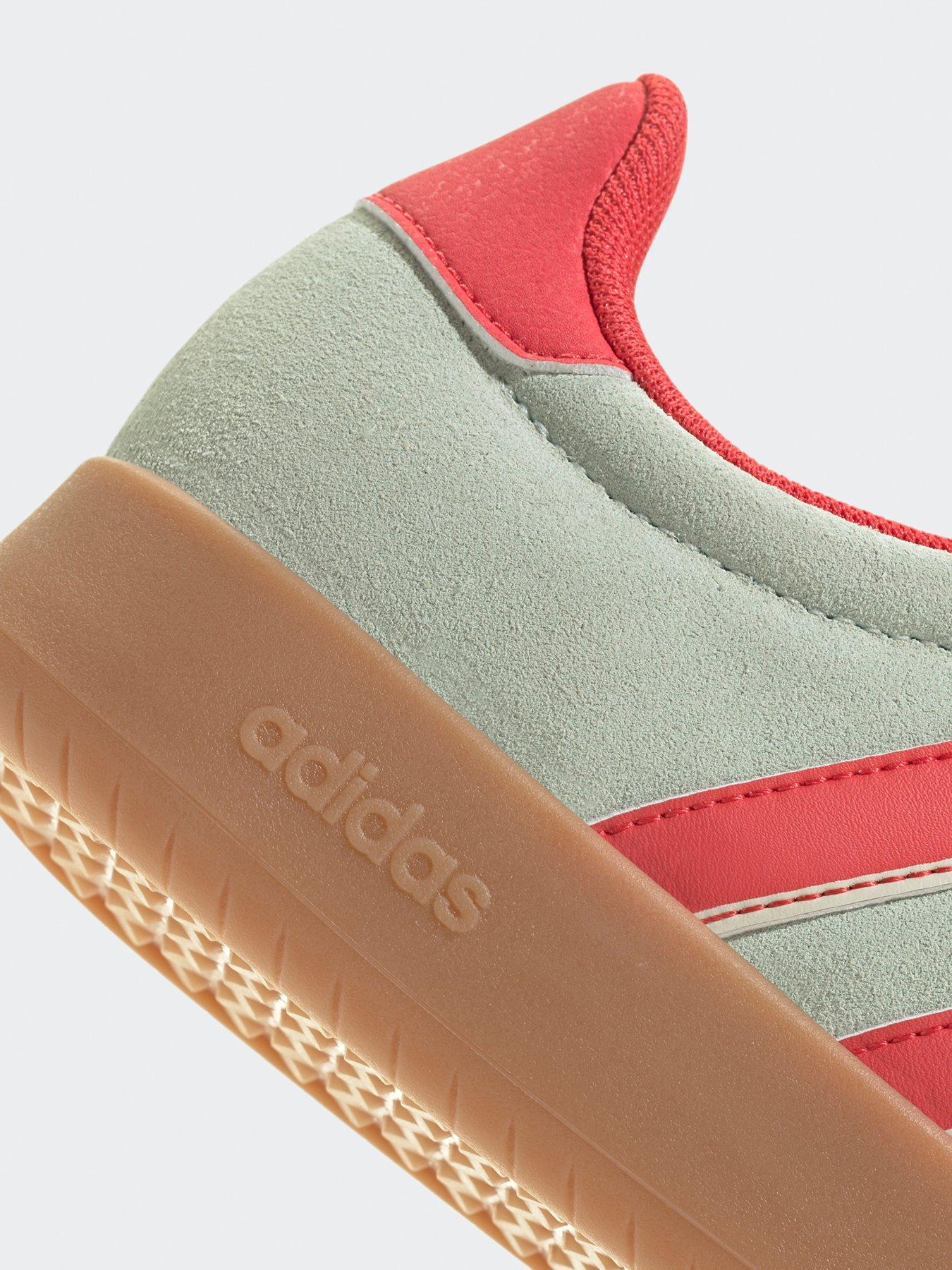 Image 6 of 7 of adidas Sportswear Womens Barreda Trainers - Linen Green/Lucid Red/Wo White