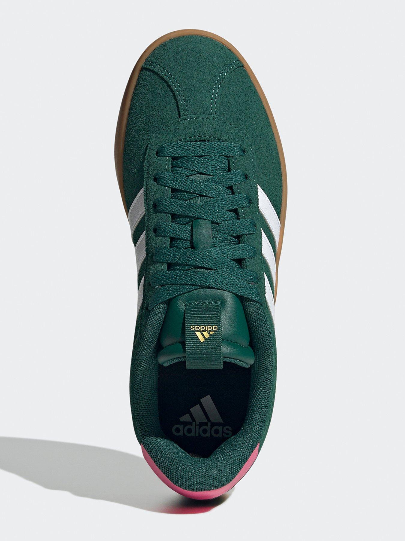Image 5 of 7 of adidas Sportswear Womens VL Court 3.0 Trainers - Green/Cloud White/Pulse Magenta