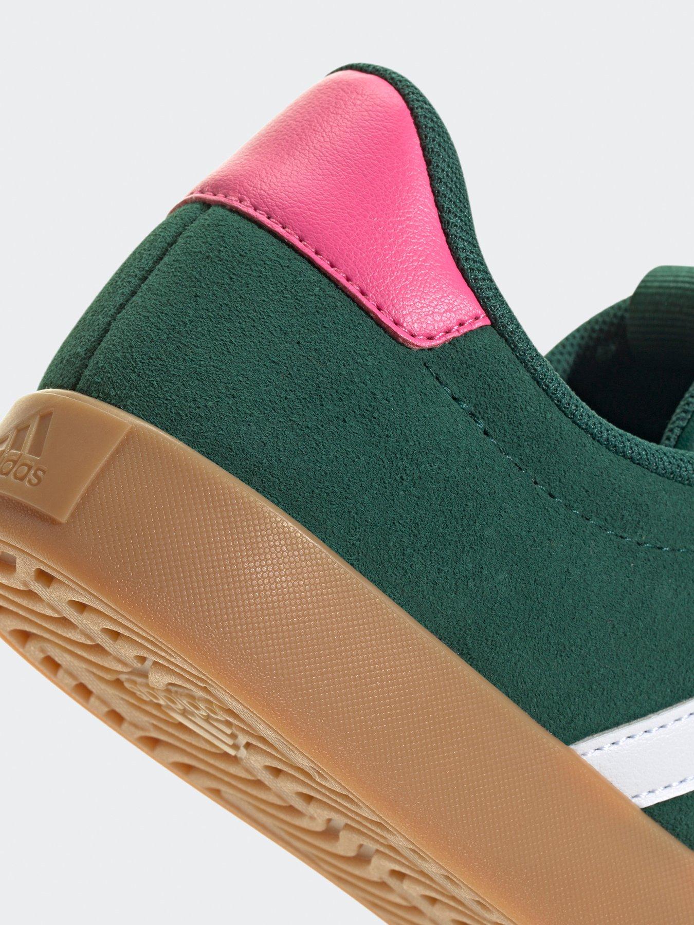 Image 7 of 7 of adidas Sportswear Womens VL Court 3.0 Trainers - Green/Cloud White/Pulse Magenta