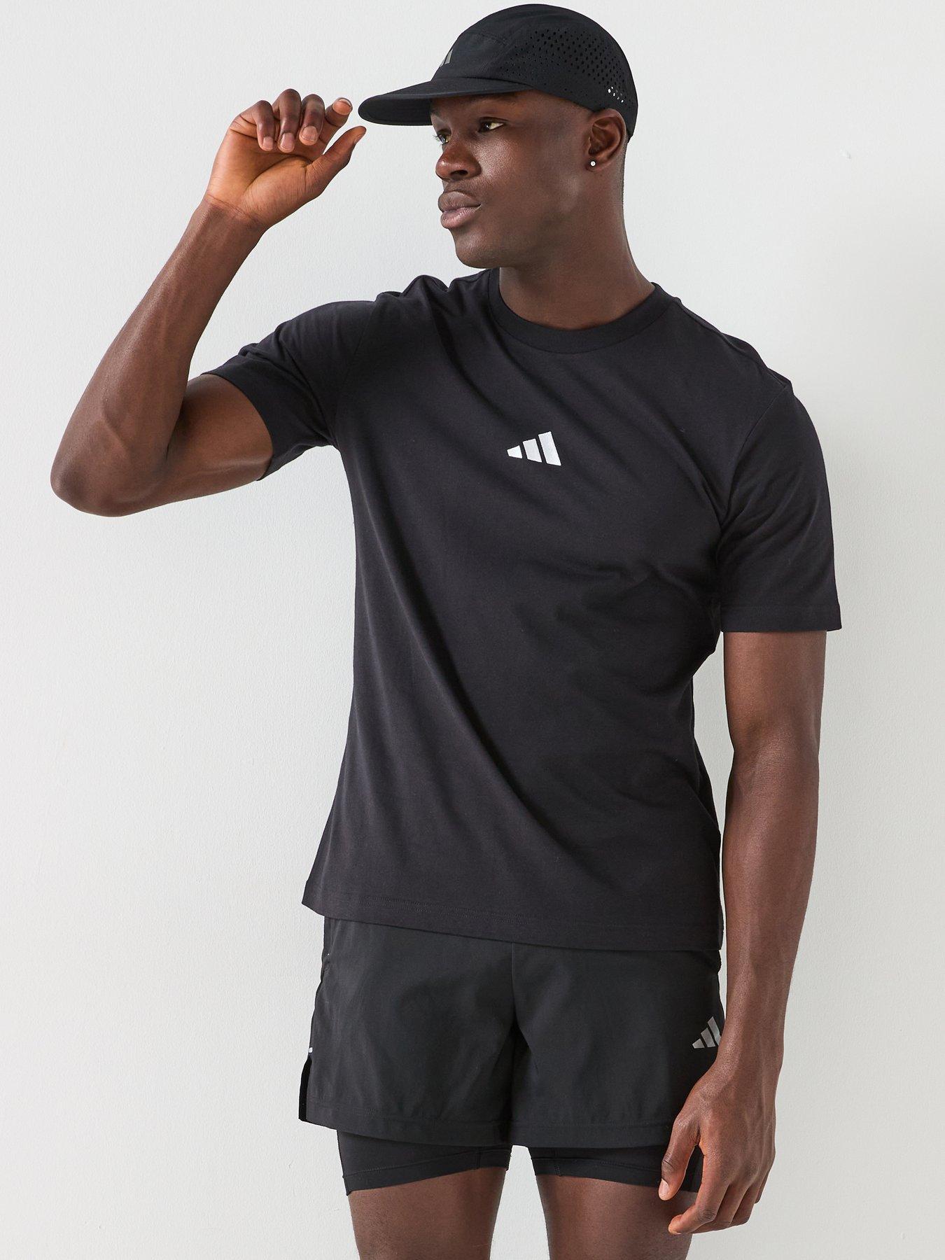 adidas Sportswear Men's Essentials Small Logo Single Tee - Black