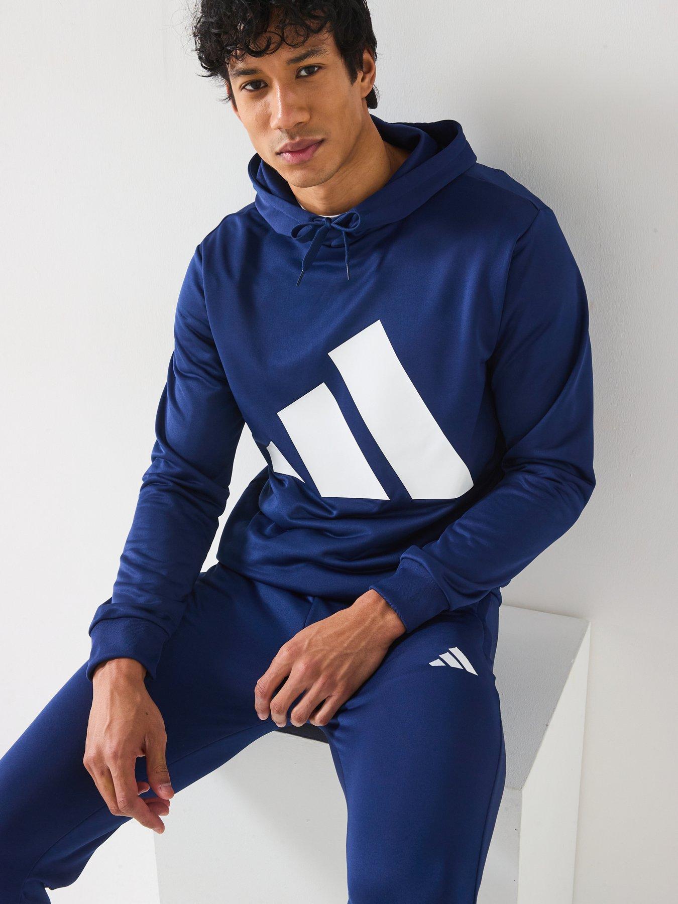 adidas-sportswear-mens-sportswear-french-terry-hooded-tracksuit-blueoutfit