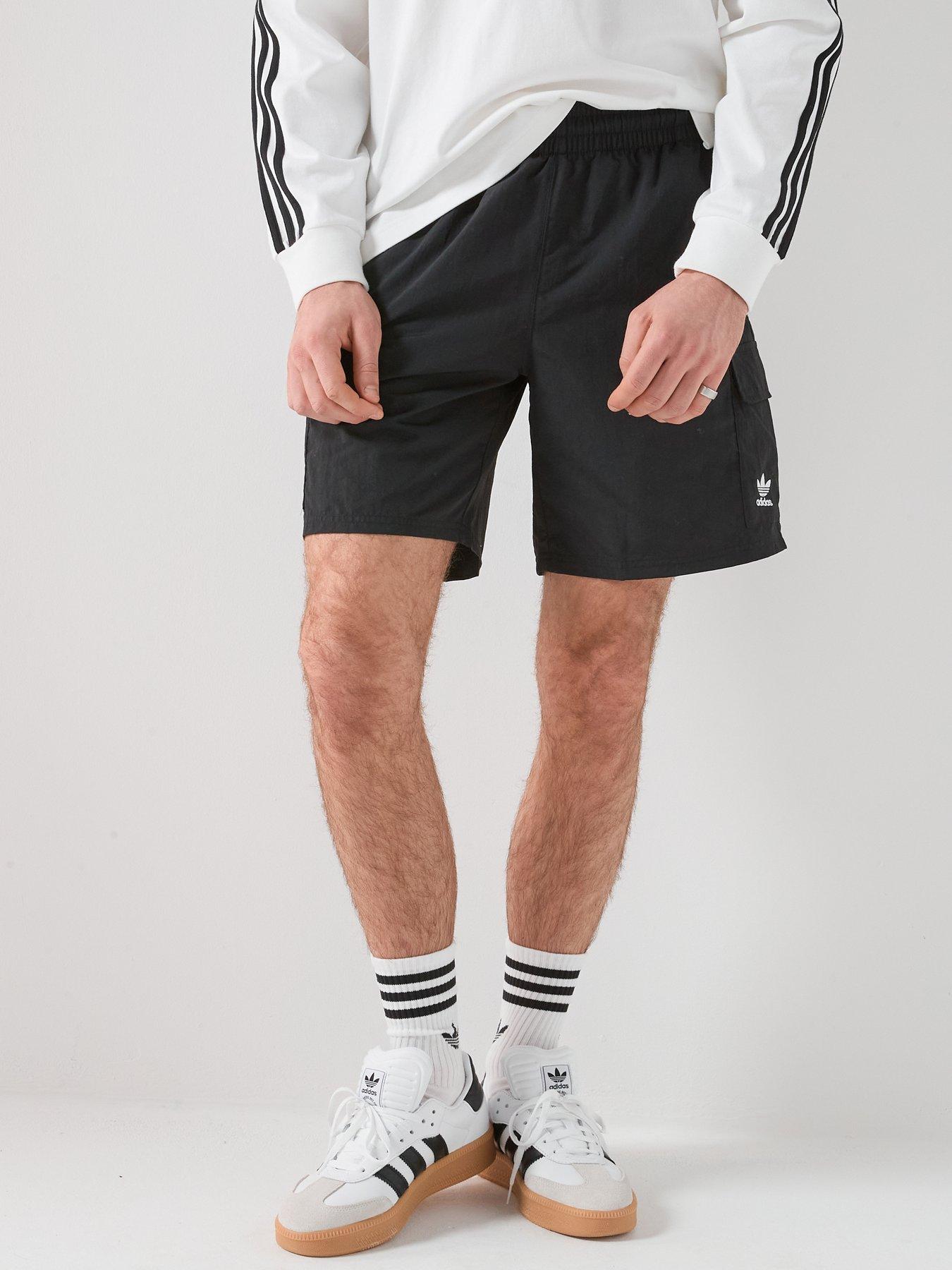 adidas Originals Mens Trefoil Essentials Woven Shorts - Black