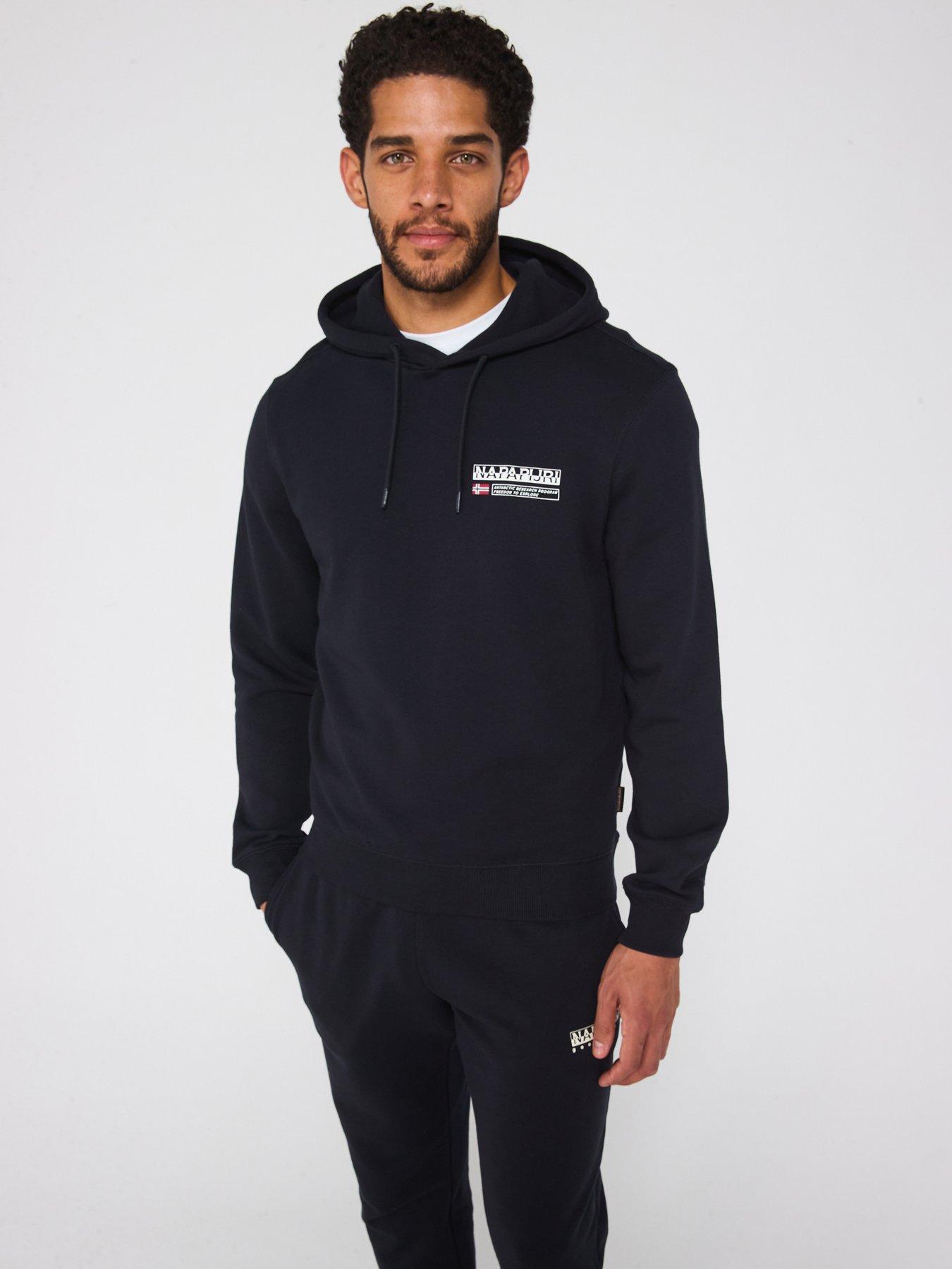 napapijri-mens-kasba-overhead-hoodie-black