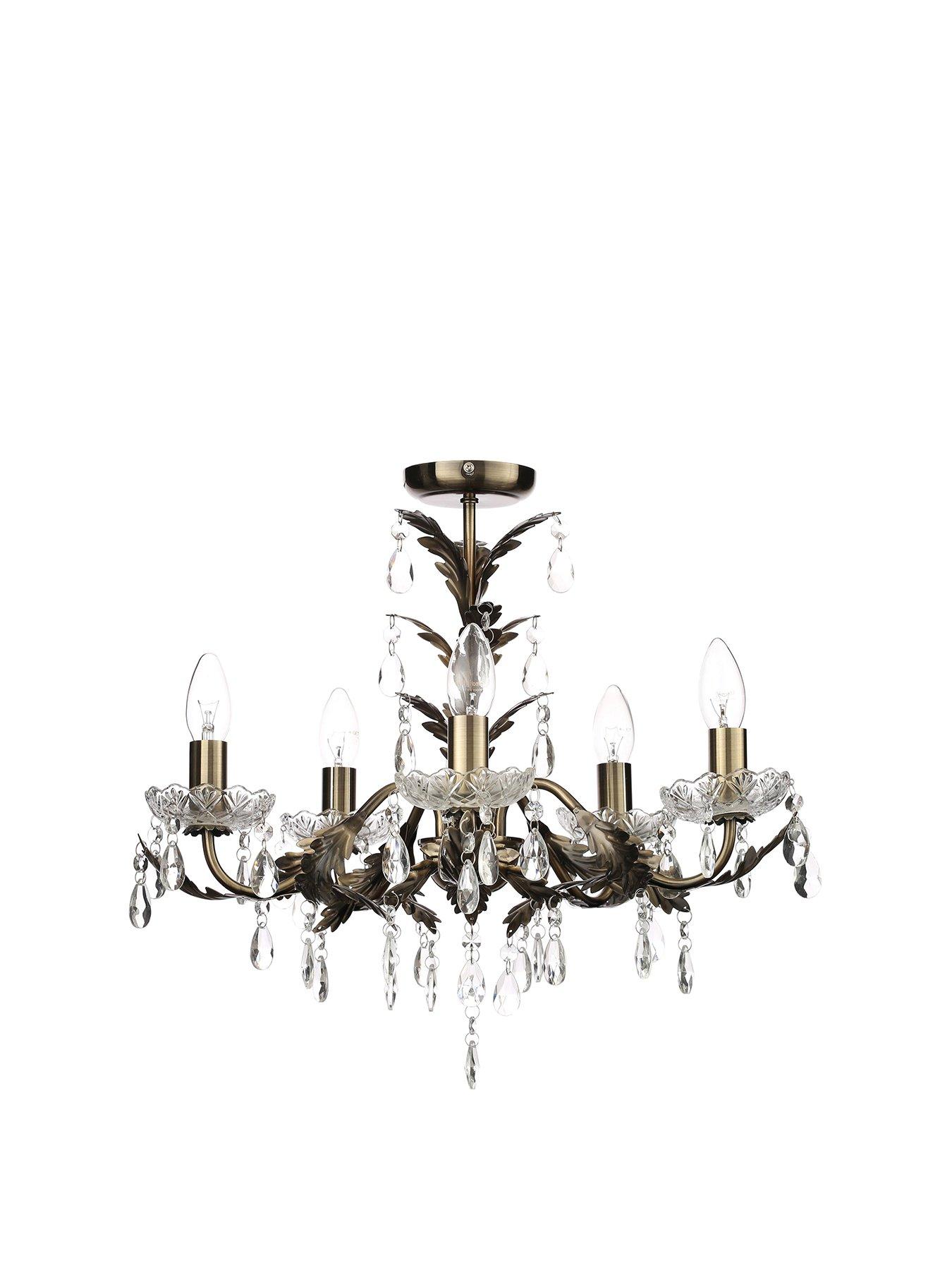 bhs-paisley-5-light-flush-chandelier-antique-brassstillFront