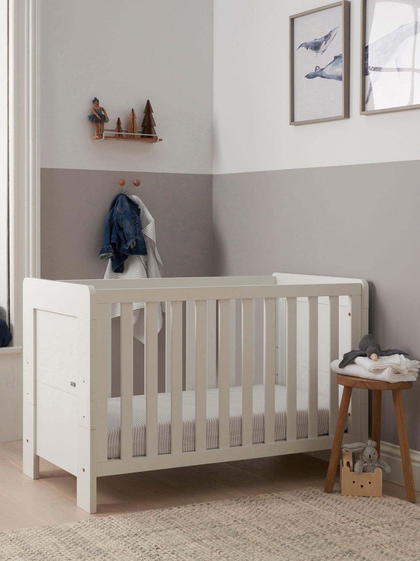 Image of Tutti Bambini Alba Mini Cot Bed - White