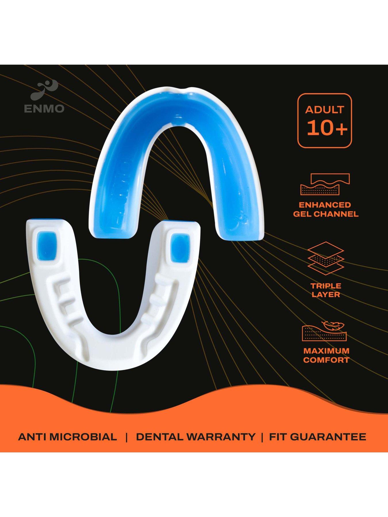 Image 5 of 8 of Enmo Maxilla Pro Mouthguard - White/Blue