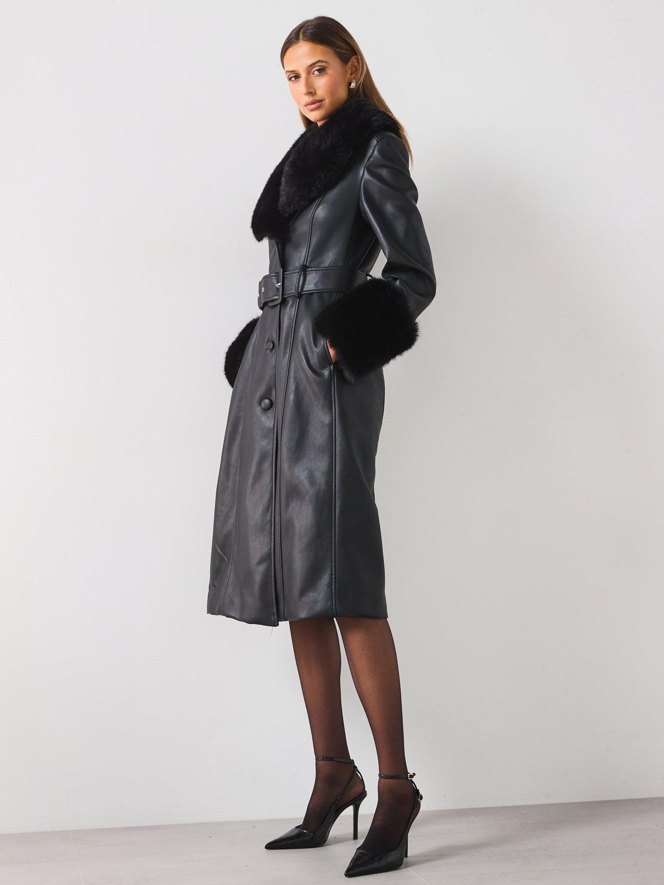 mango-leather-effect-coat-with-faux-fur-effect-trim-blackoutfit