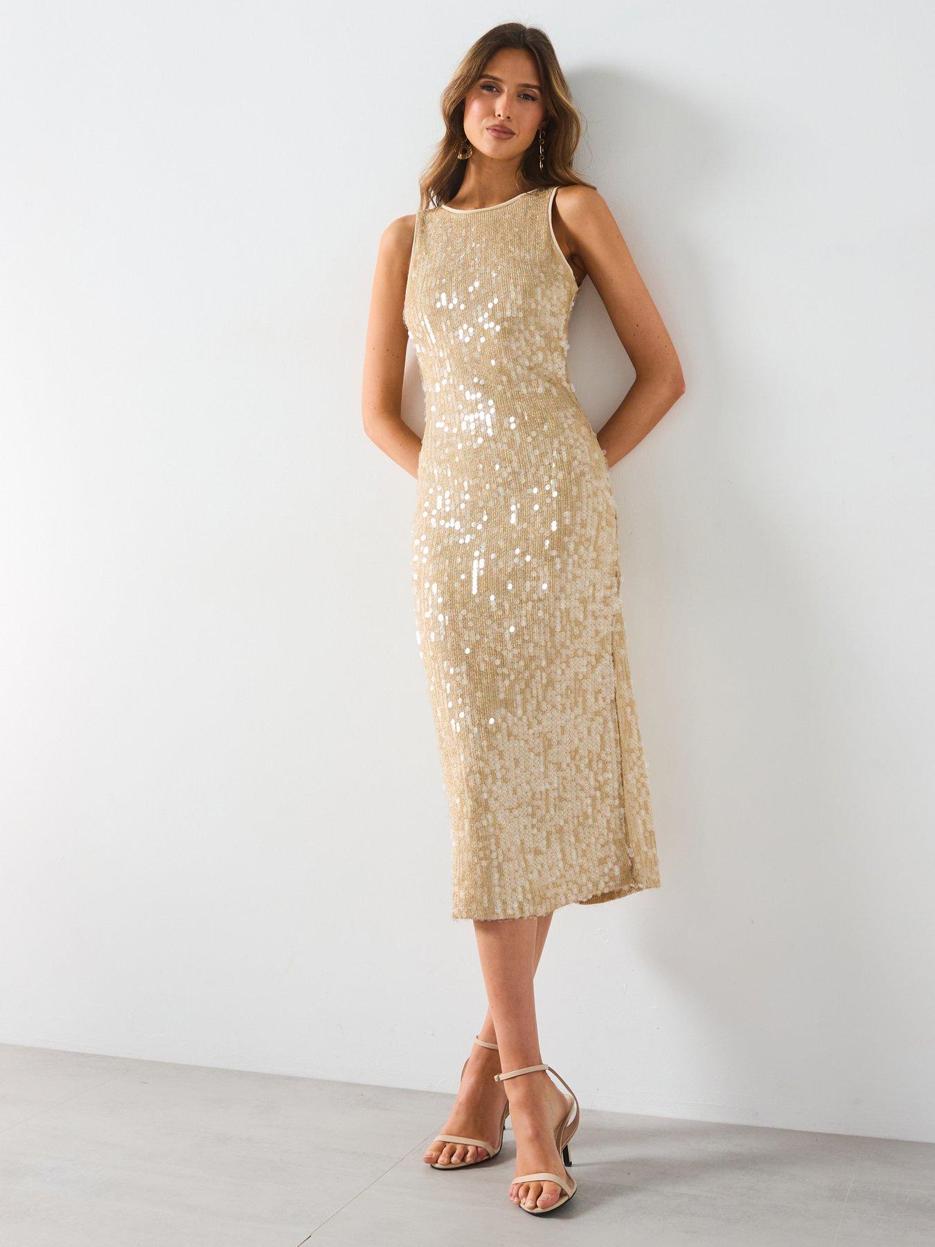 mango-scoop-back-sequin-dress