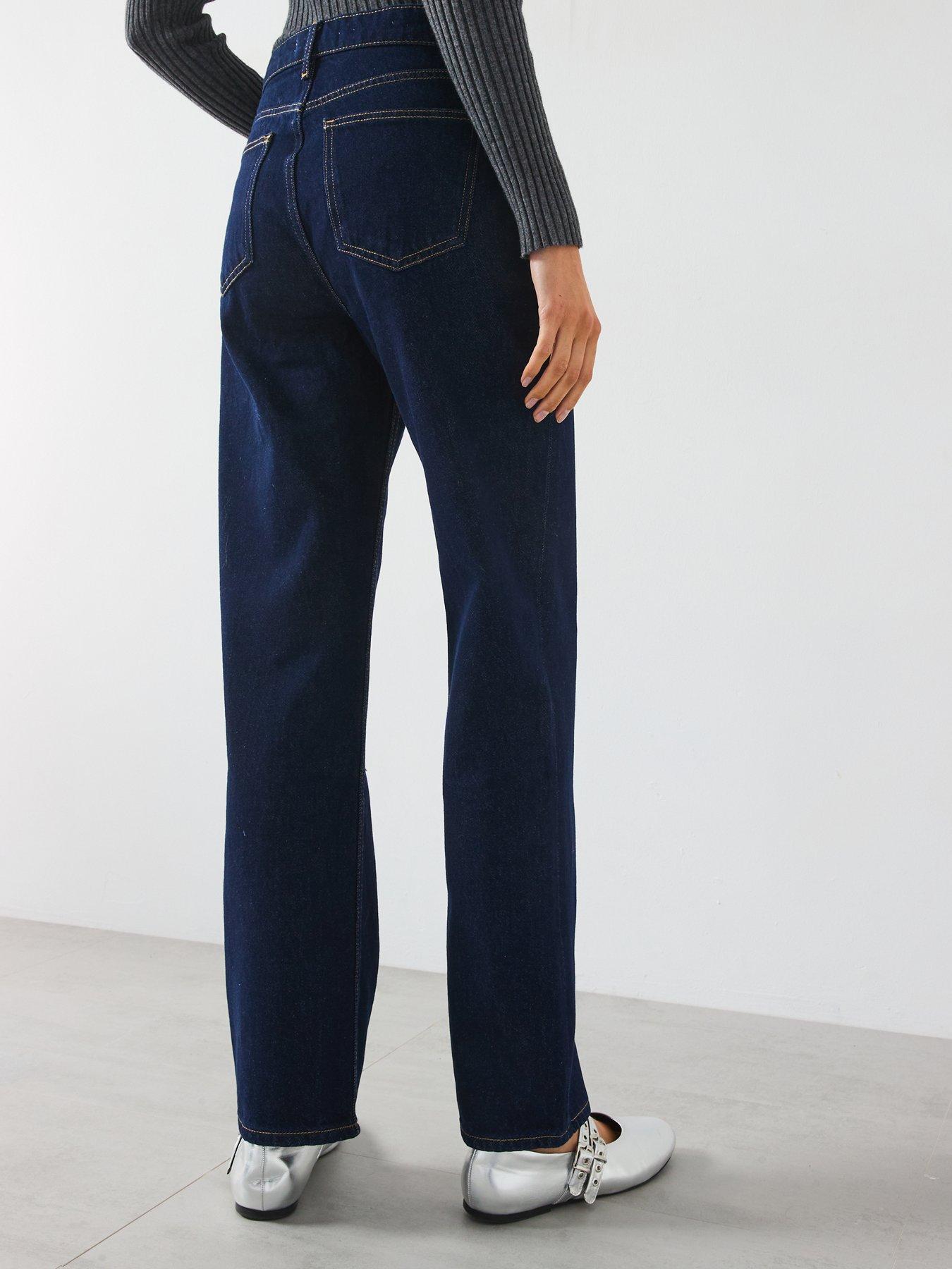 mango-mid-rise-straight-leg-jeans-bluestillFront