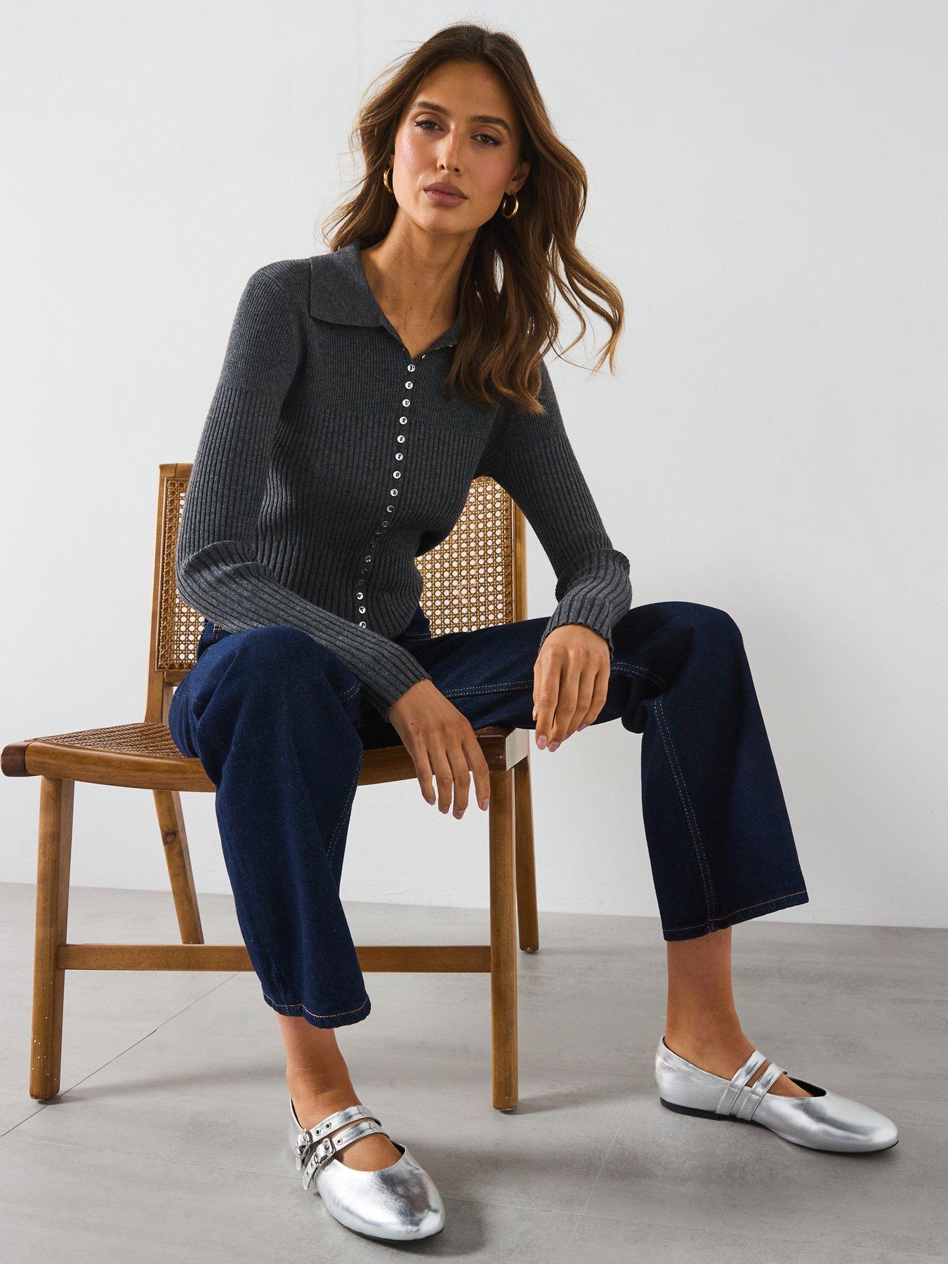 mango-mid-rise-straight-leg-jeans-blueoutfit