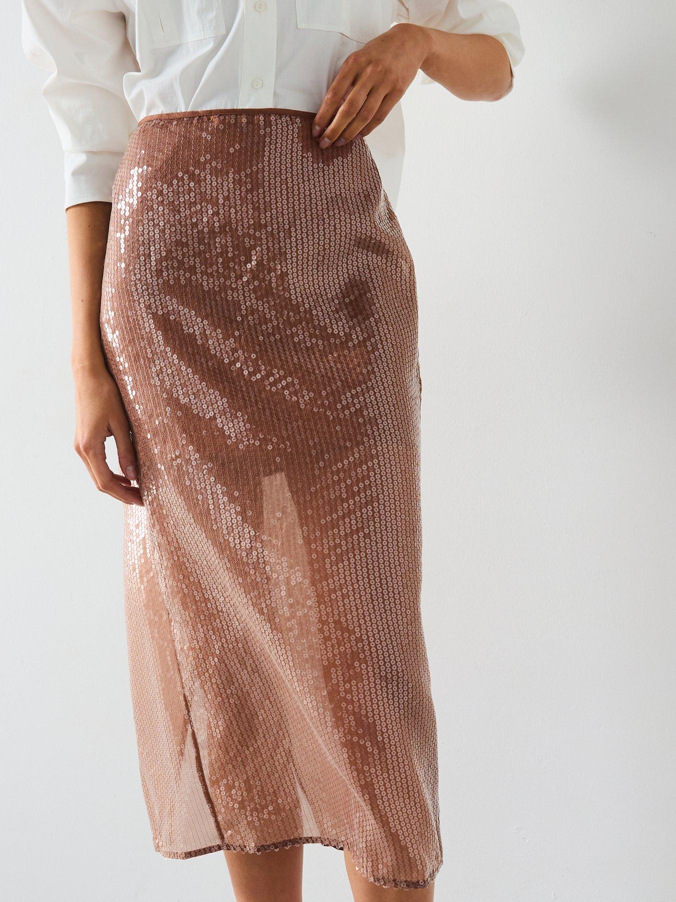 mango-sequin-midi-skirtdetail