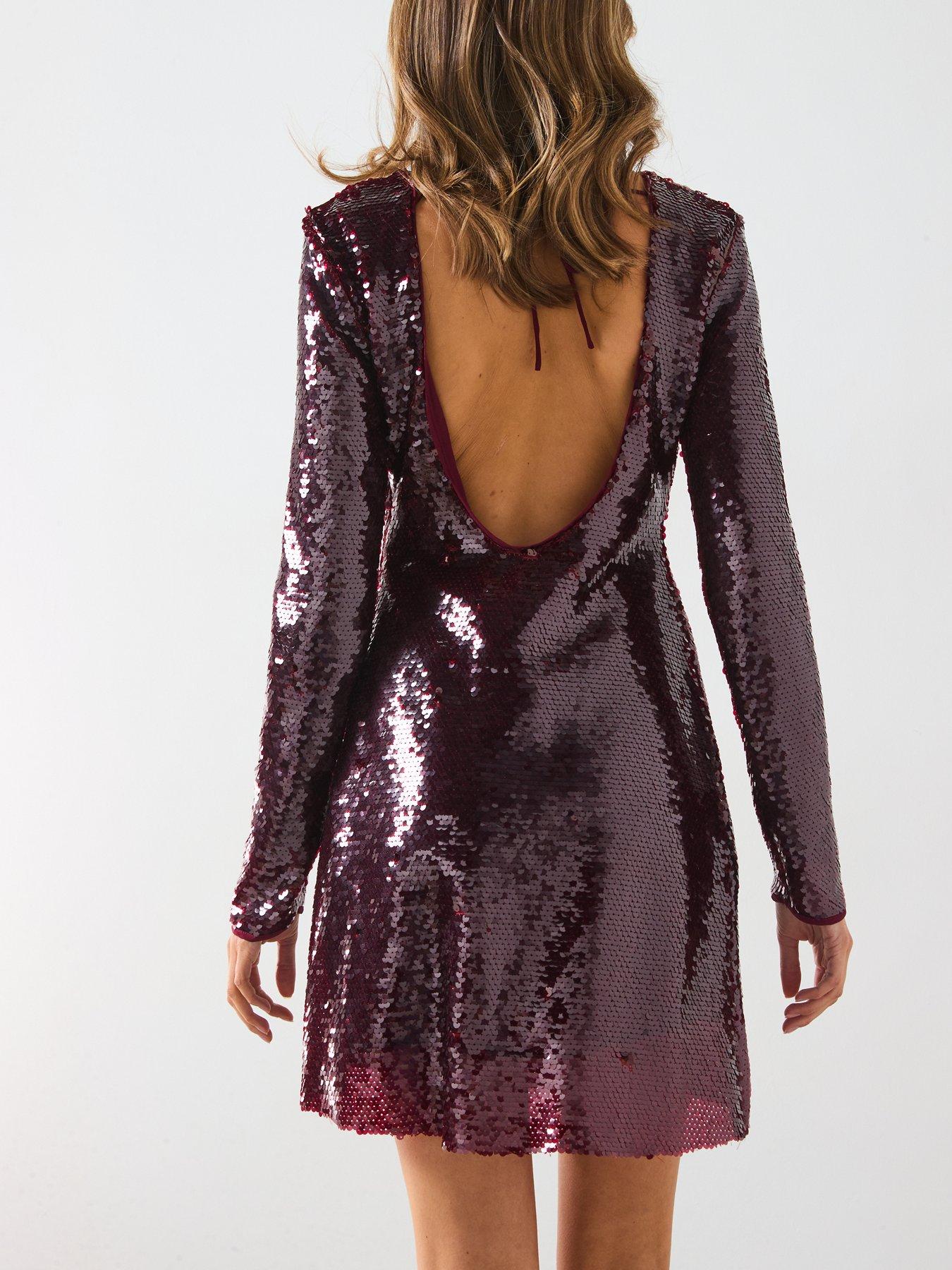 mango-burgundy-scoop-back-sequin-dressdetail