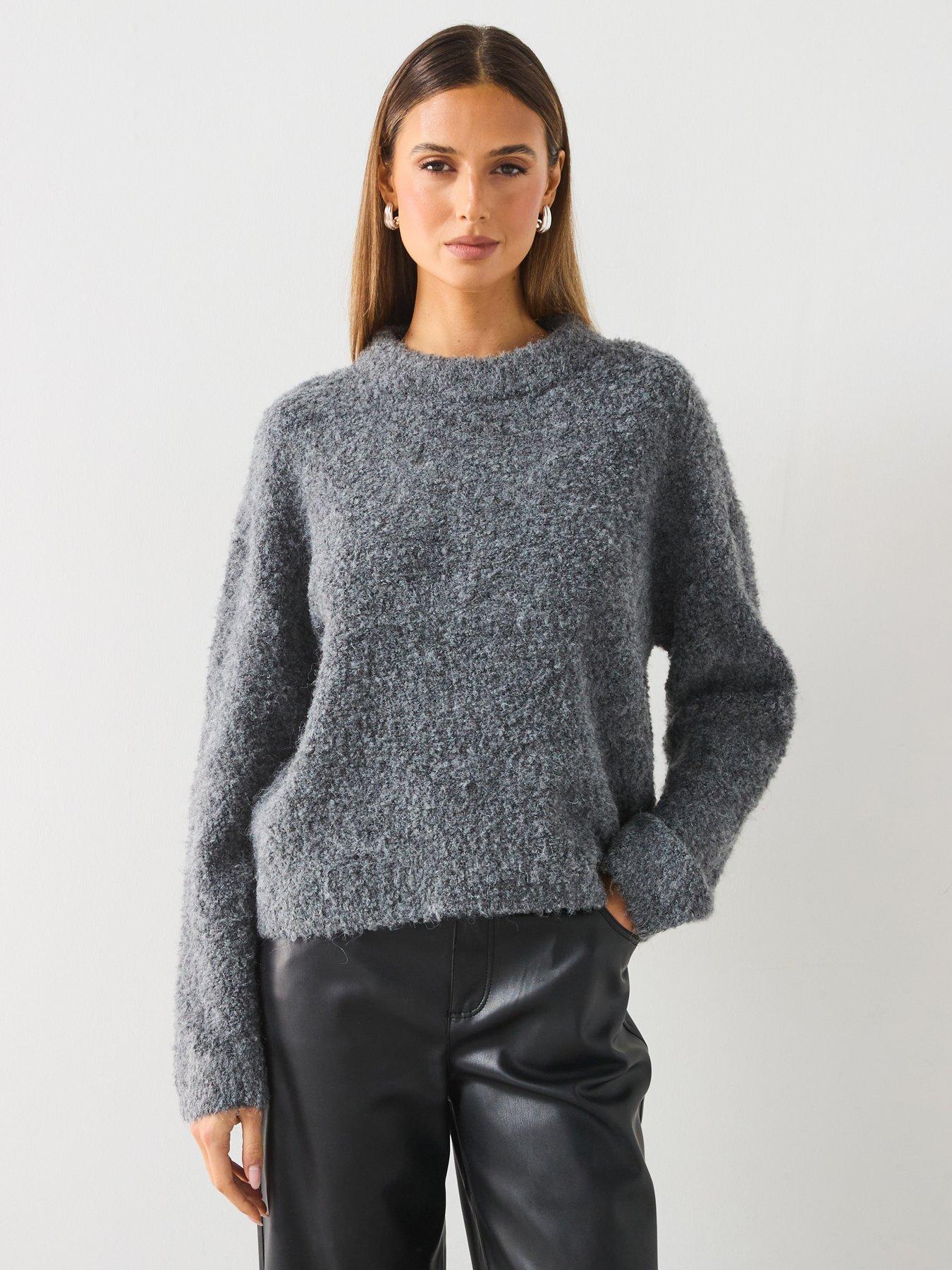 mango-grey-knitted-jumper