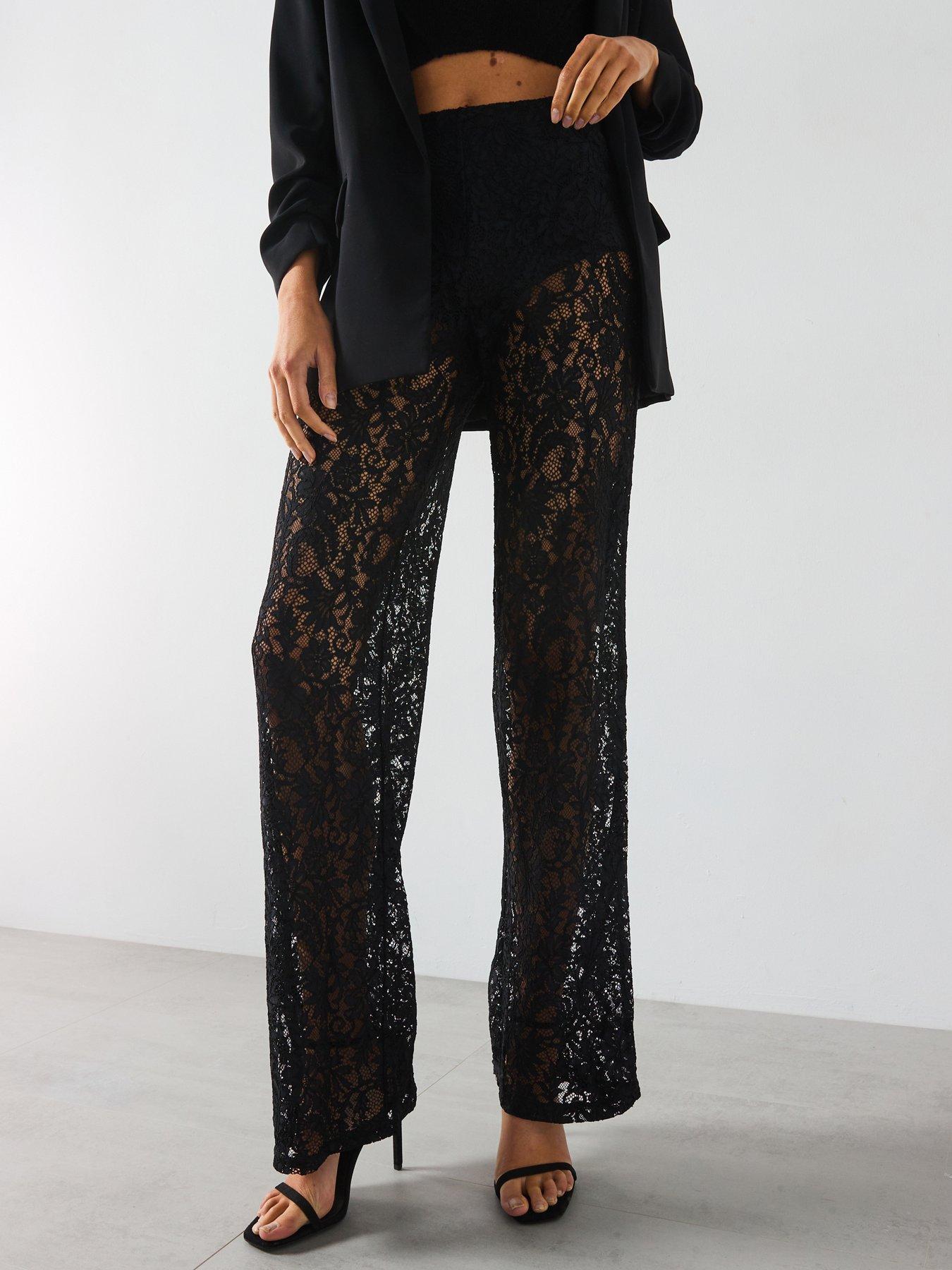 mango-lace-trousers-black