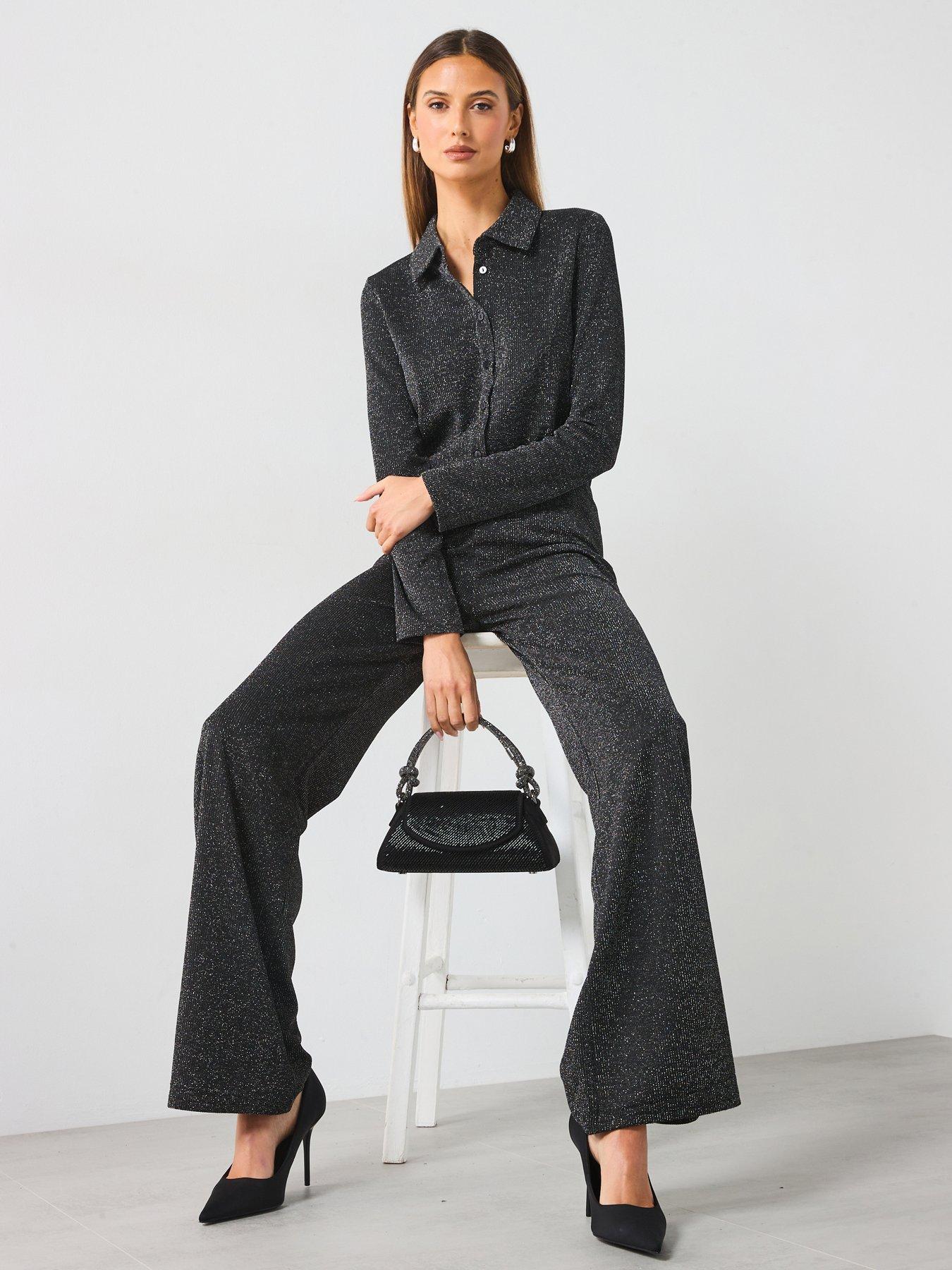 mango-lurex-flared-trousers-greyoutfit