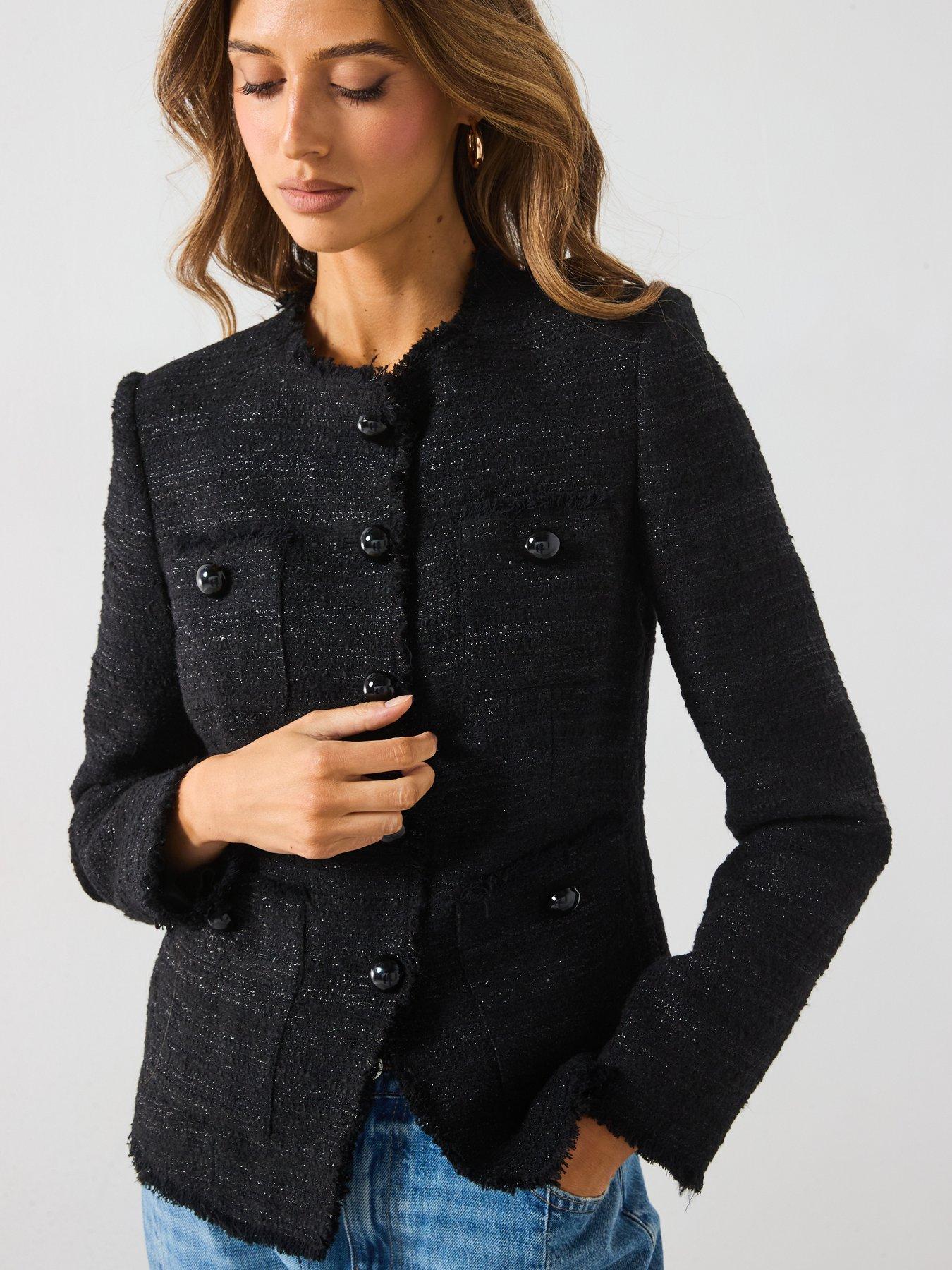 mango-tweed-button-jacket-blackoutfit