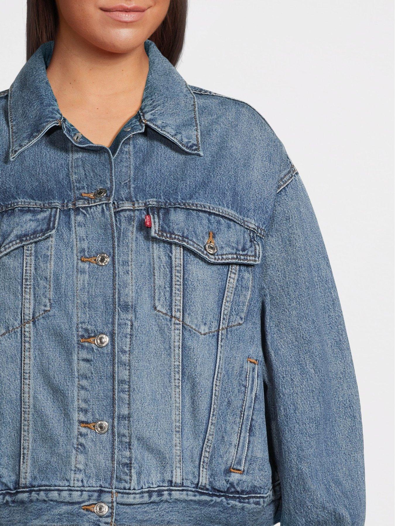 Image 4 of 6 of Levi's Plus 90s Trucker Jacket (plus Size) - Turning Heads