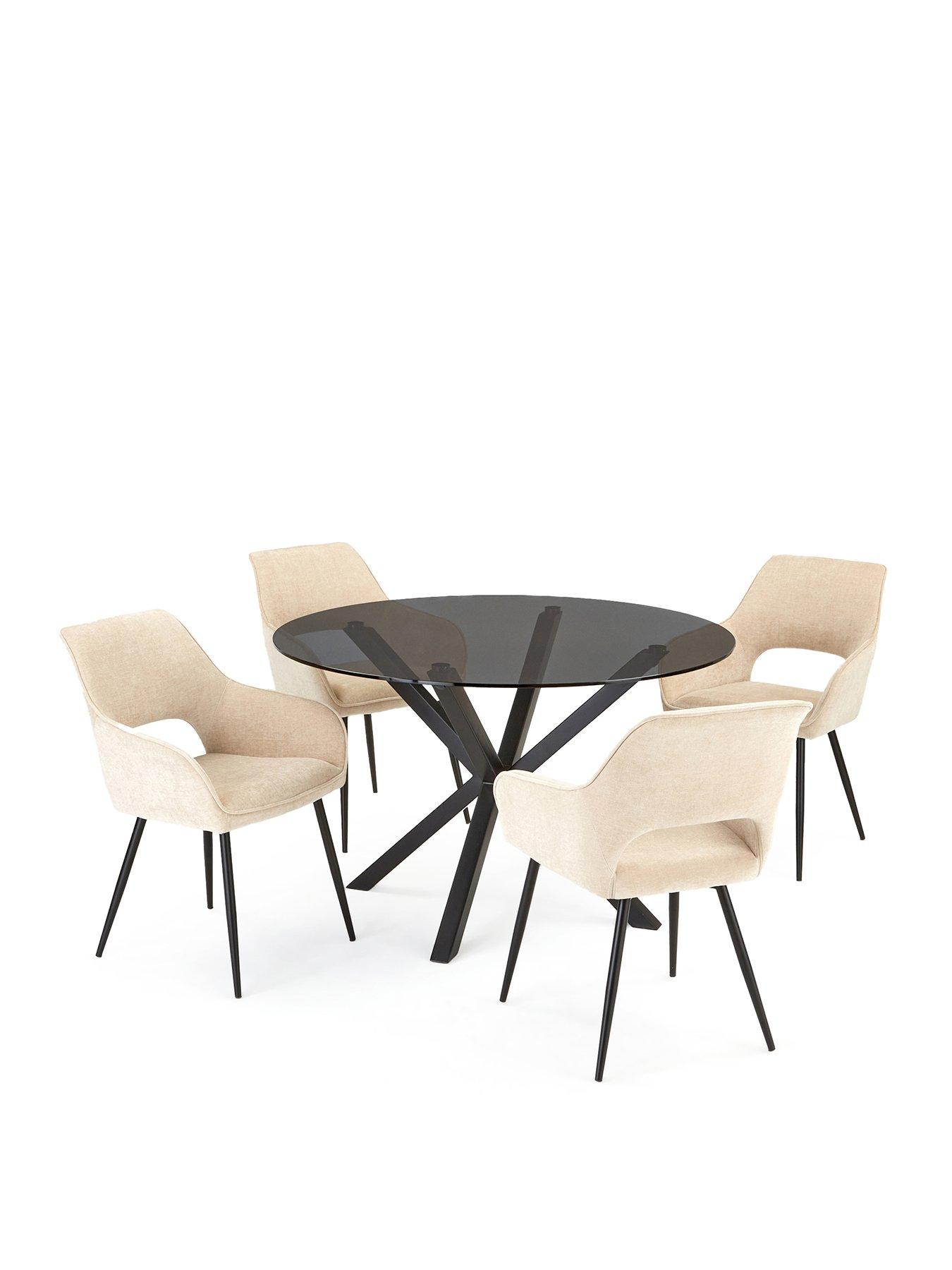 very-home-chopstick-black-120cm-round-dining-table-4-sheldon-natural-chairsstillFront