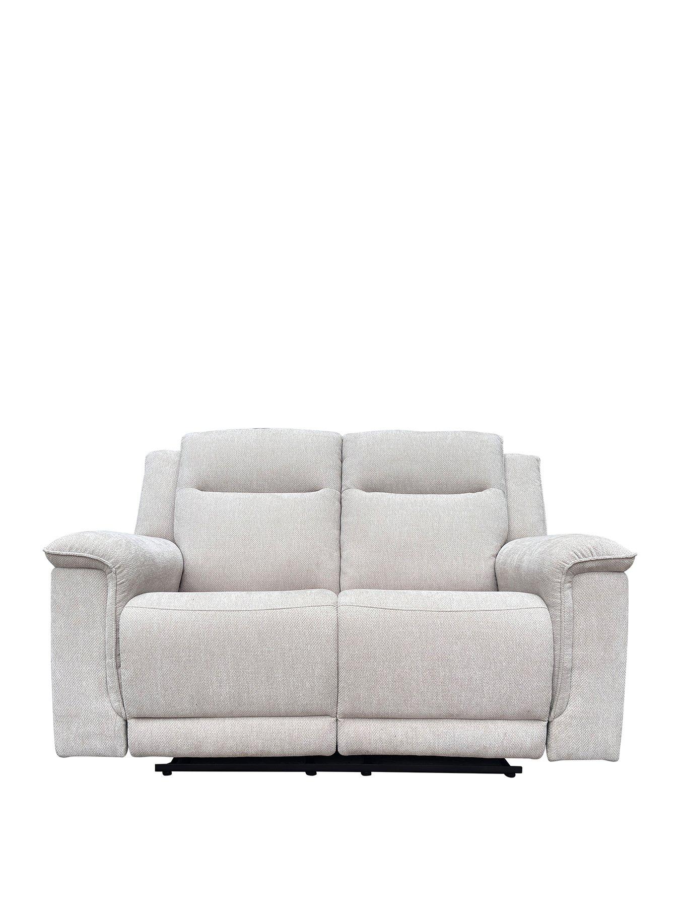 very-home-miro-2-seater-manual-fabric-recliner-sofa