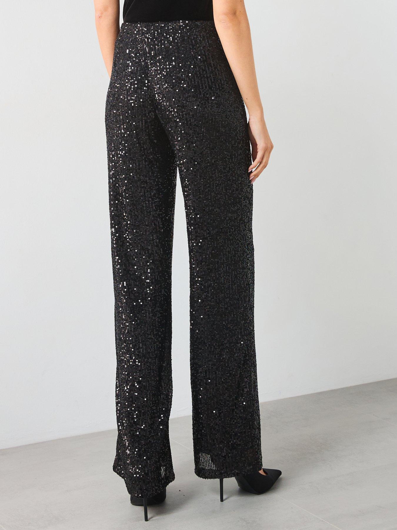 mango-black-sequin-trousersstillFront