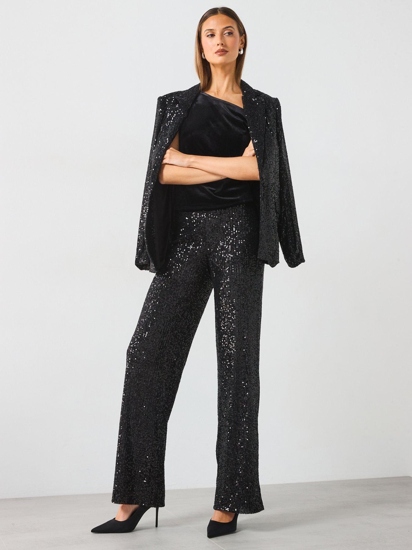 mango-black-sequin-trousersdetail