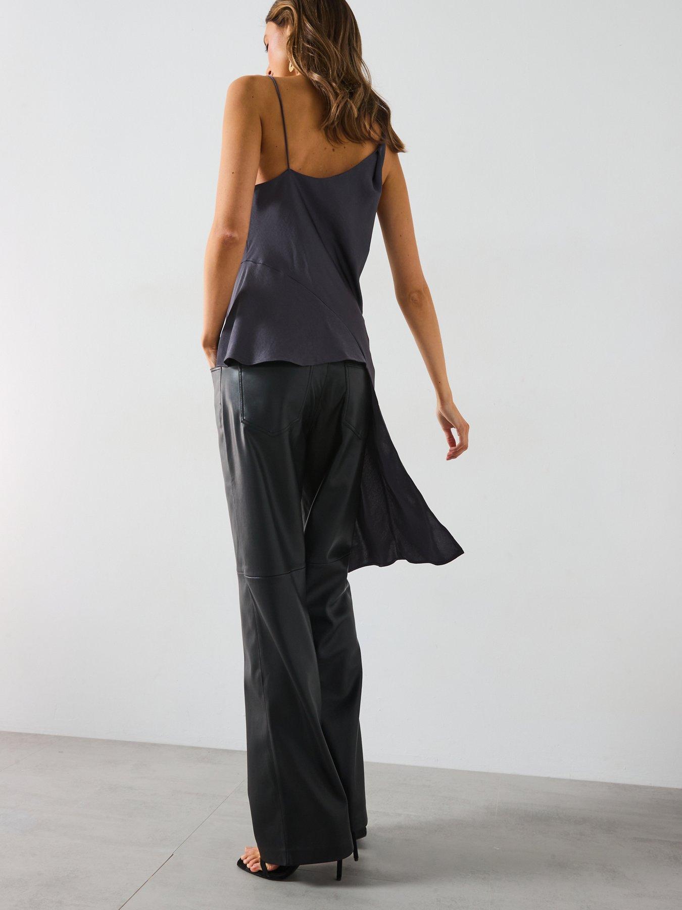 mango-asymmetrical-top-with-draped-neckline-greystillFront