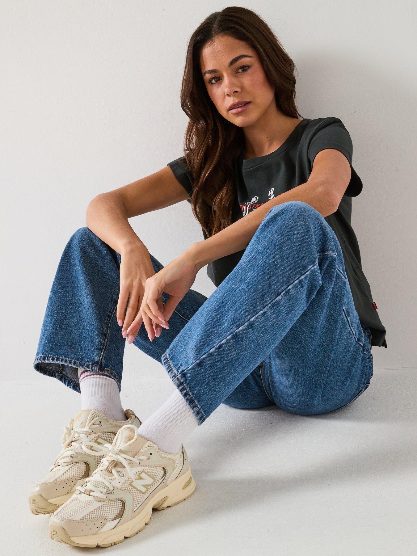 Image 4 of 5 of Levi's 94 Baggy Jeans - Worn Memory&nbsp;- Blue